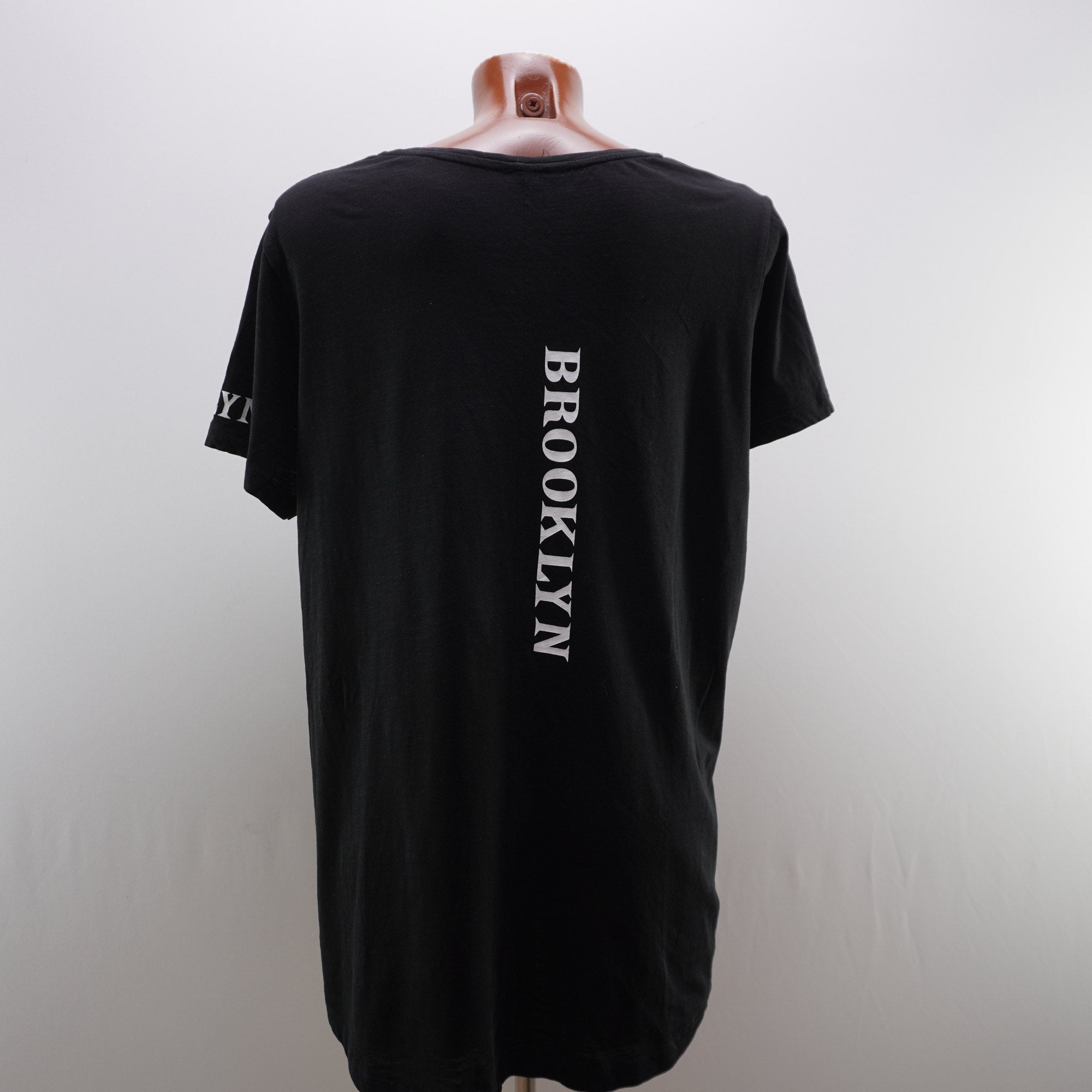 Camiseta de Manga Corta Brooklyn para Mujer Usada - Negra, L