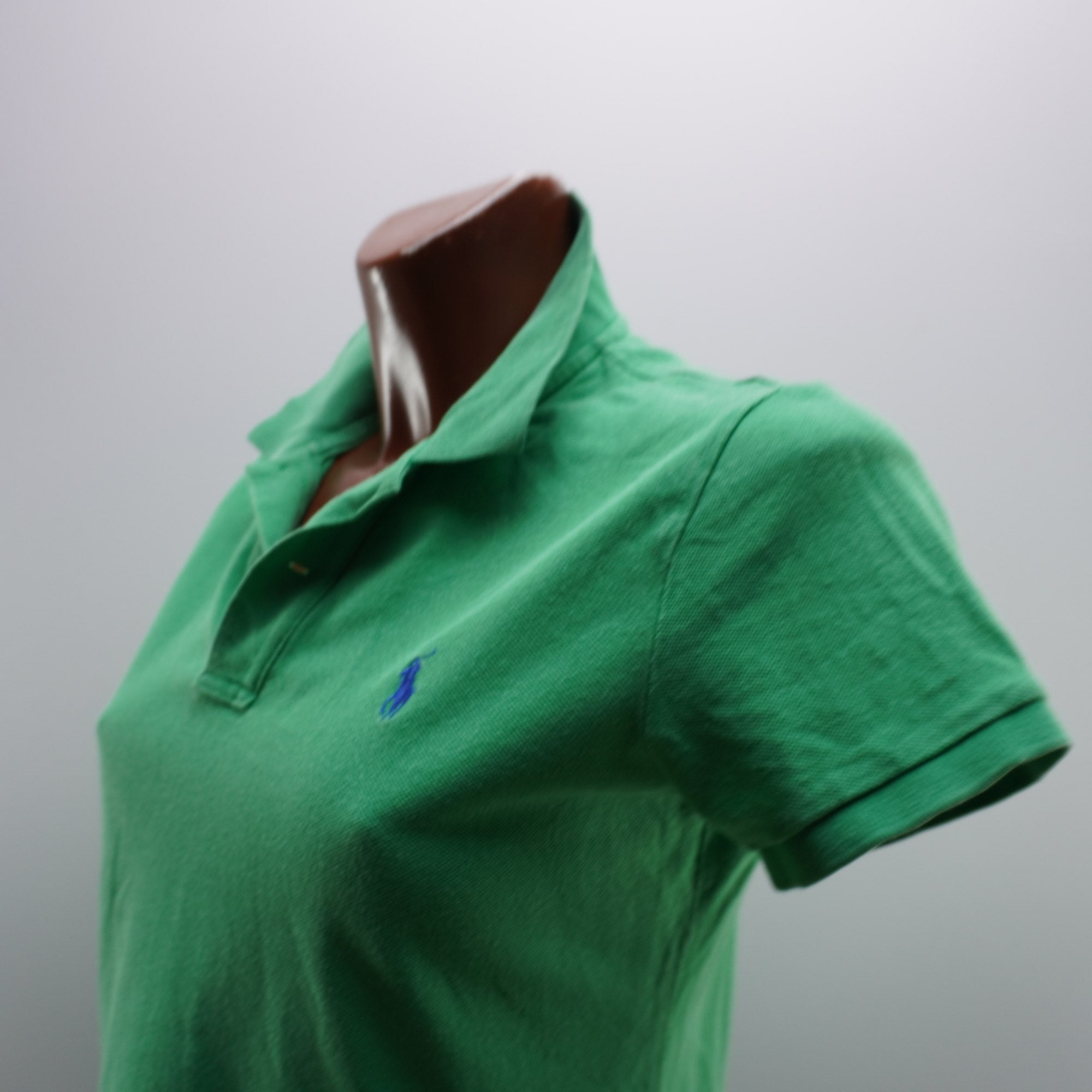 Camiseta de Manga Corta Ralph Lauren para Mujer - Verde, L (Usada en Muy Buen Estado)
