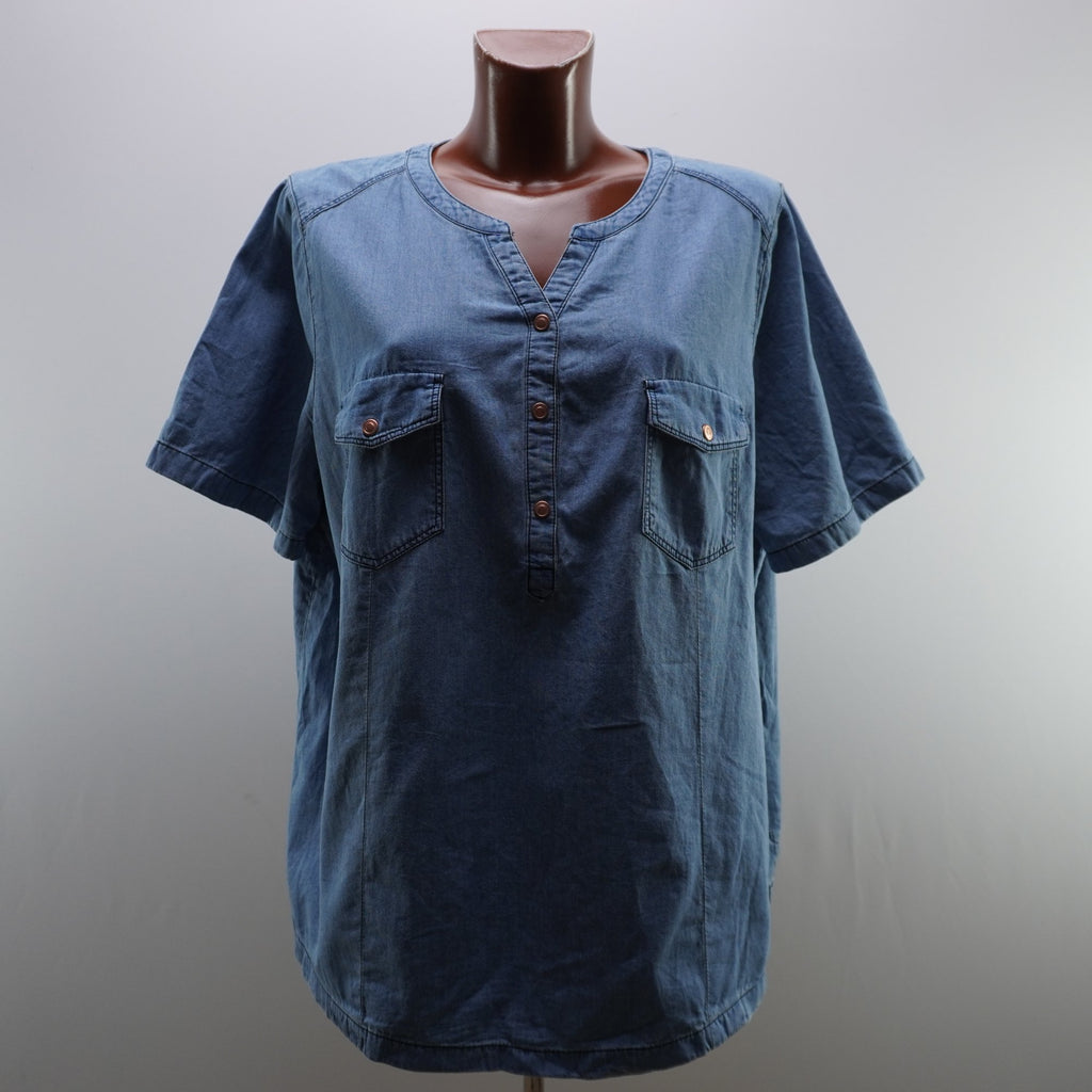 Camisa Ulla Popken para Mujer Usada - Azul, XXXL