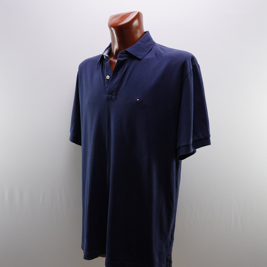 Camiseta de Manga Corta Tommy Hilfiger para Hombre Usada - Azul, XL