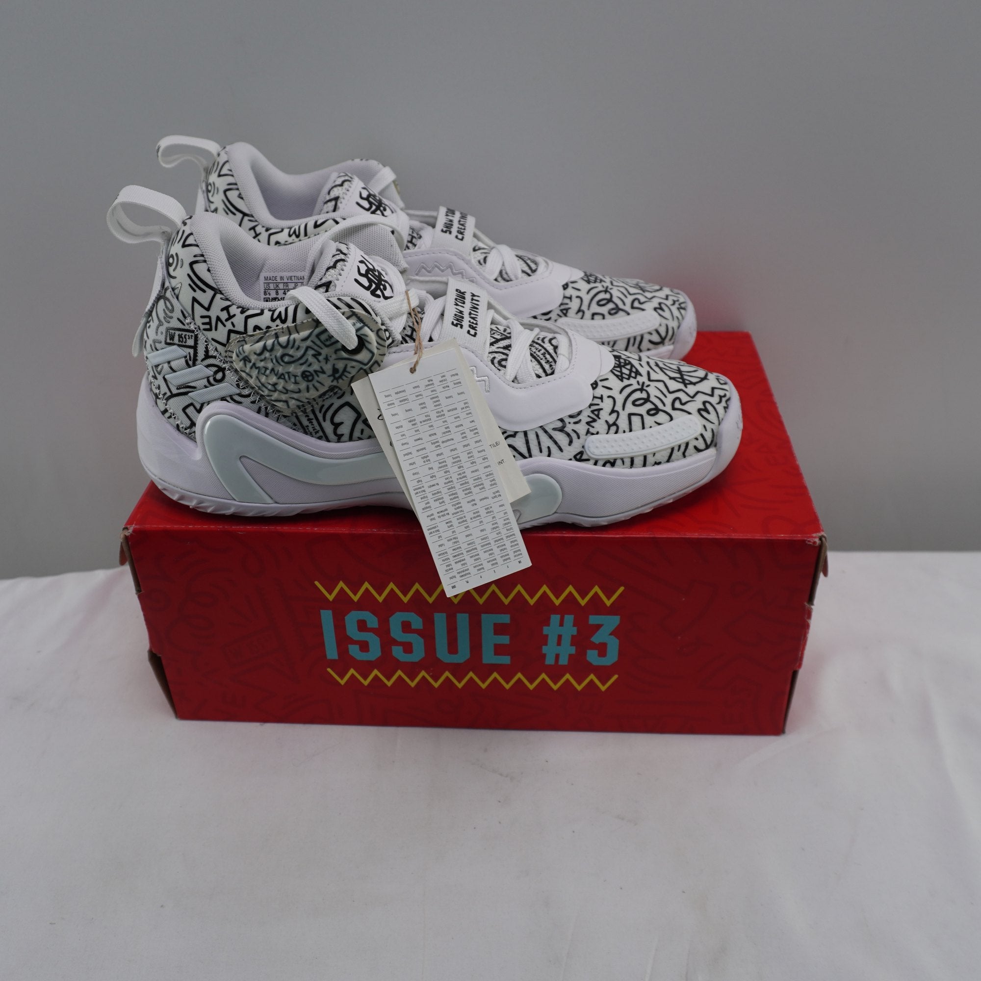 Zapatillas Blancas Usadas para Hombre - Talla 42.5