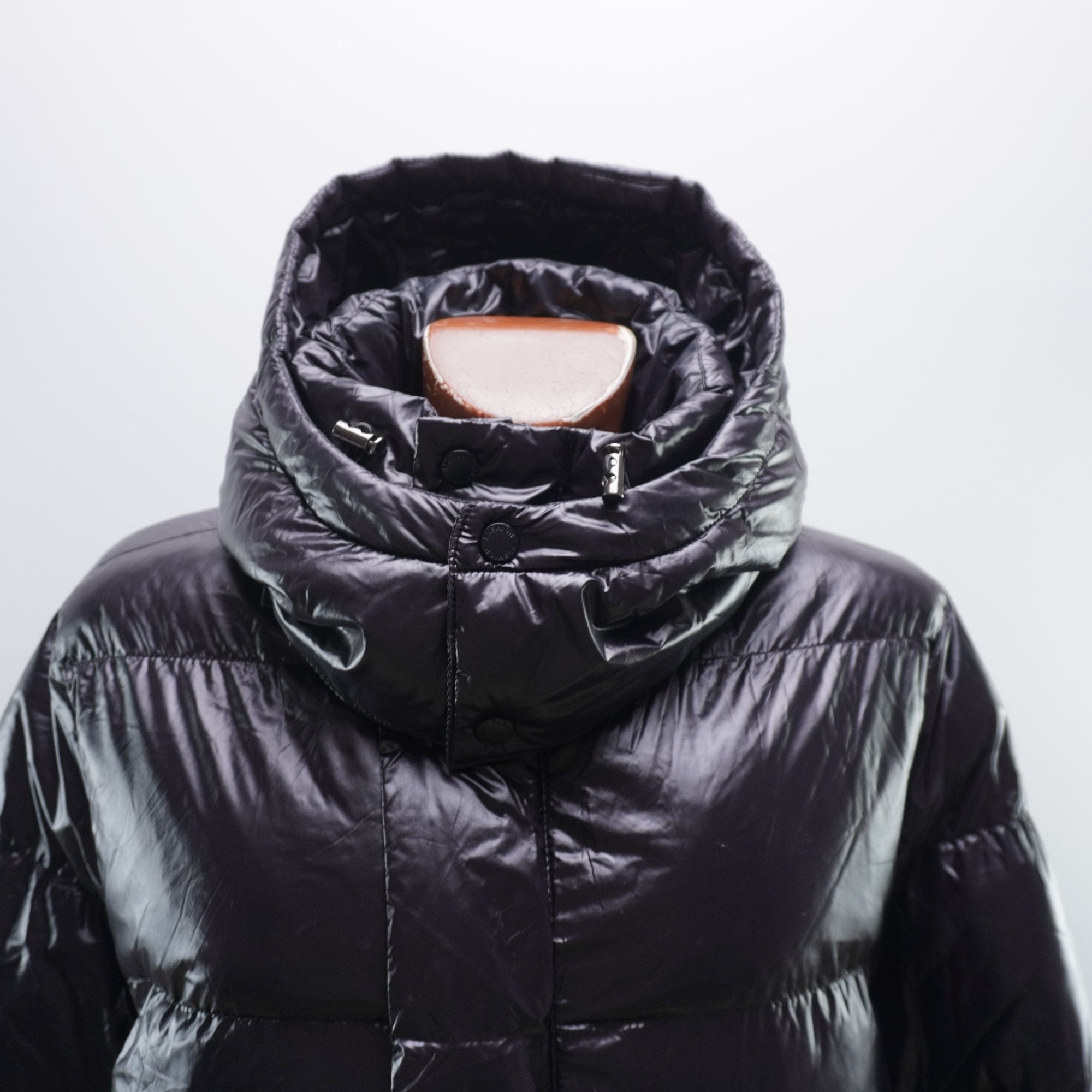 Parka Italian Style para Mujer Nueva con Etiquetas - Negra, L