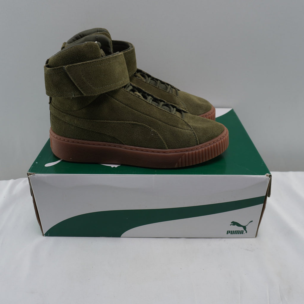 Zapatillas Puma para Mujeres Usadas - Verde, Talla 40