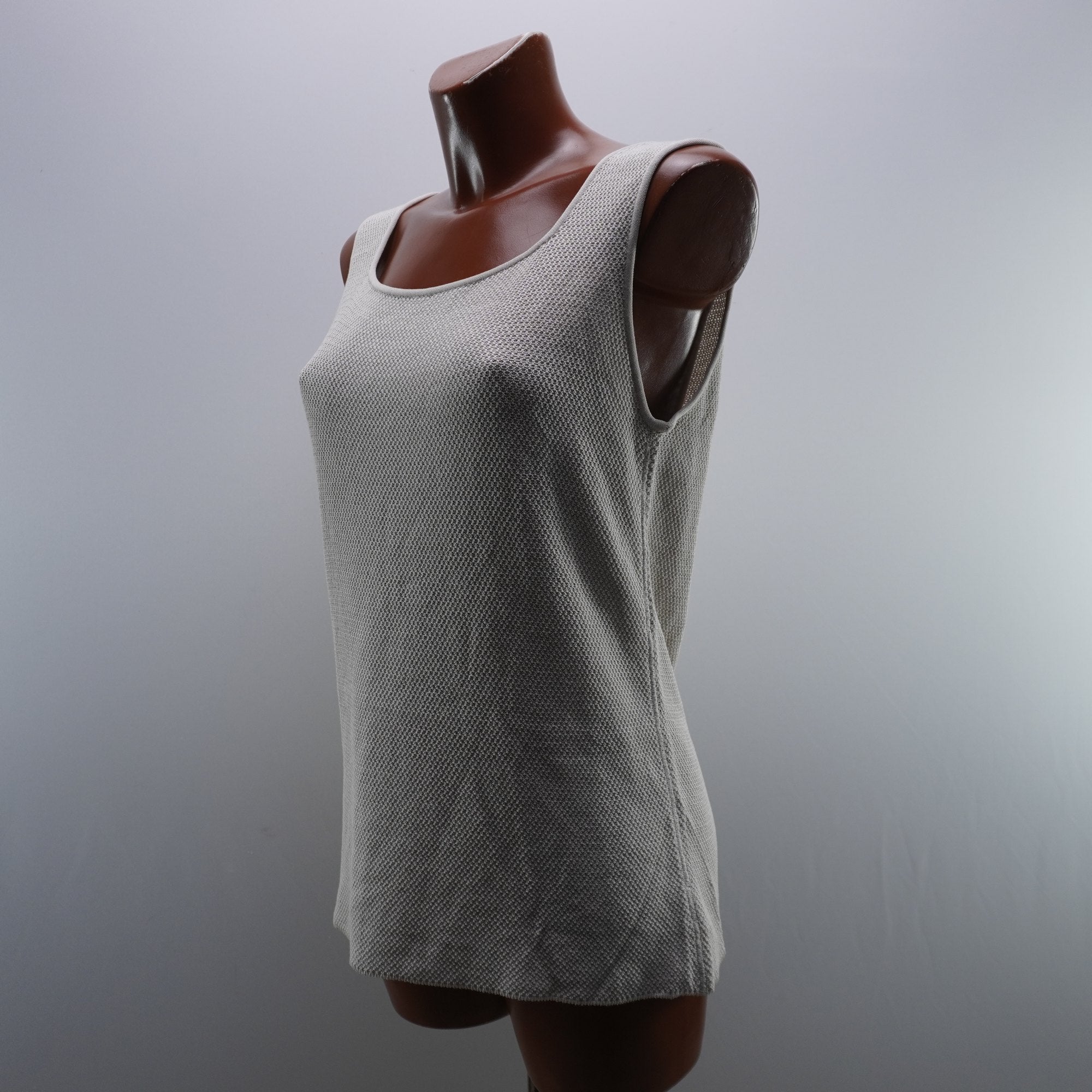 Camiseta de Manga Corta Armani para Mujer Usada - Beige, L