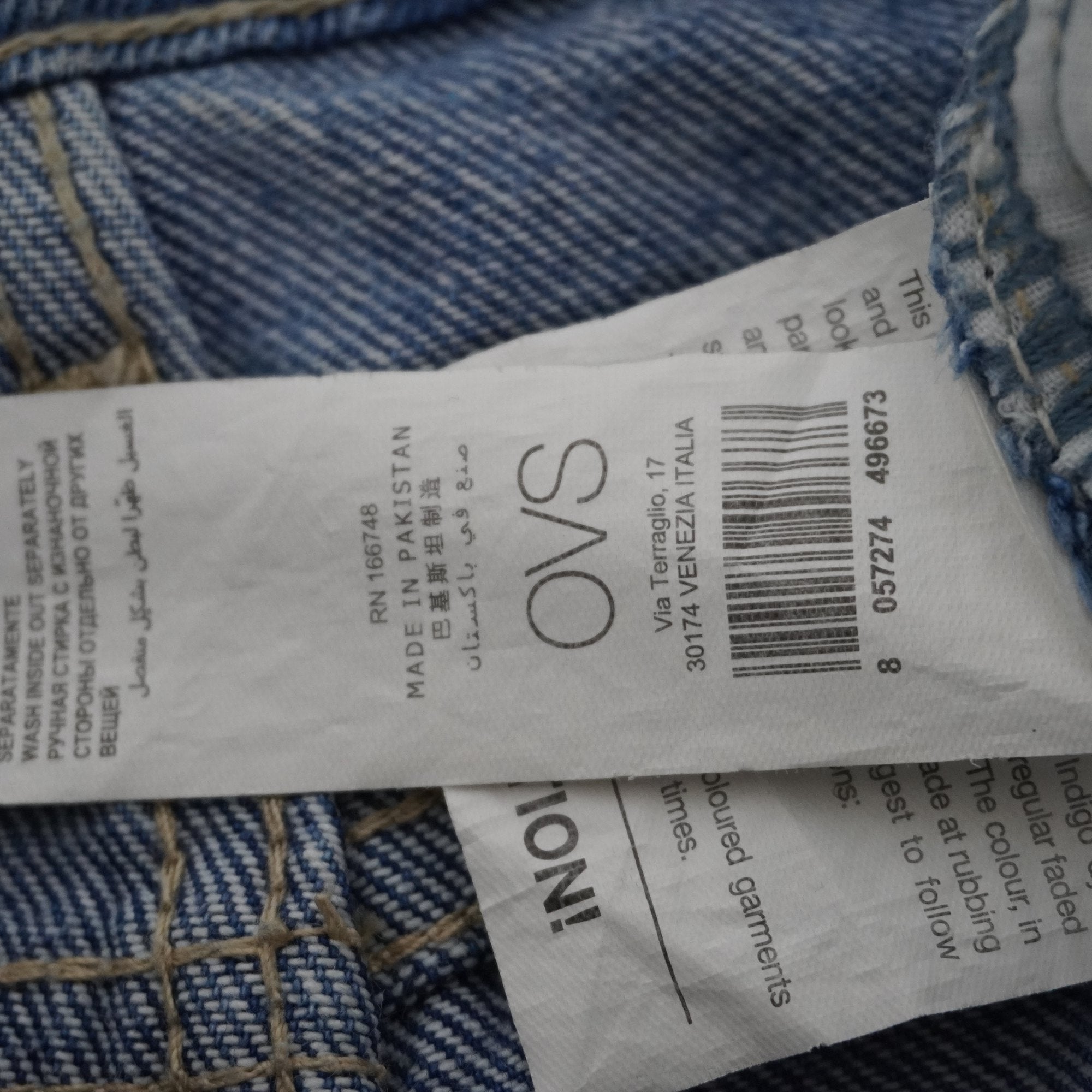 Pantalones Cortos Vaqueros OVS para Mujer Usados - Azul, XL