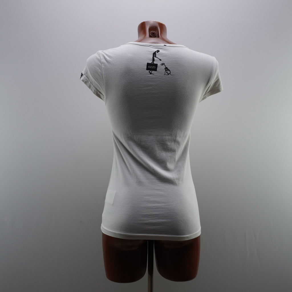 Camiseta Dzzd para Mujer Usada - Blanca, M