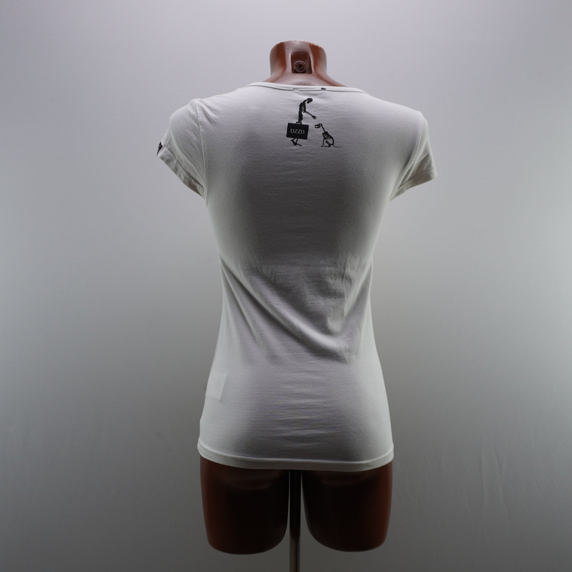 Camiseta Dzzd para Mujer Usada - Blanca, M