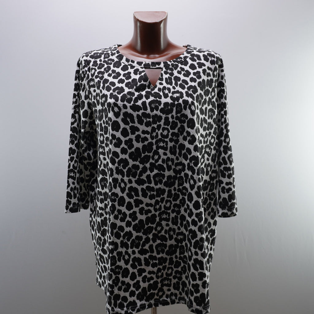 Camiseta Ulla Popken para Mujer Usada - Negra, XXXL