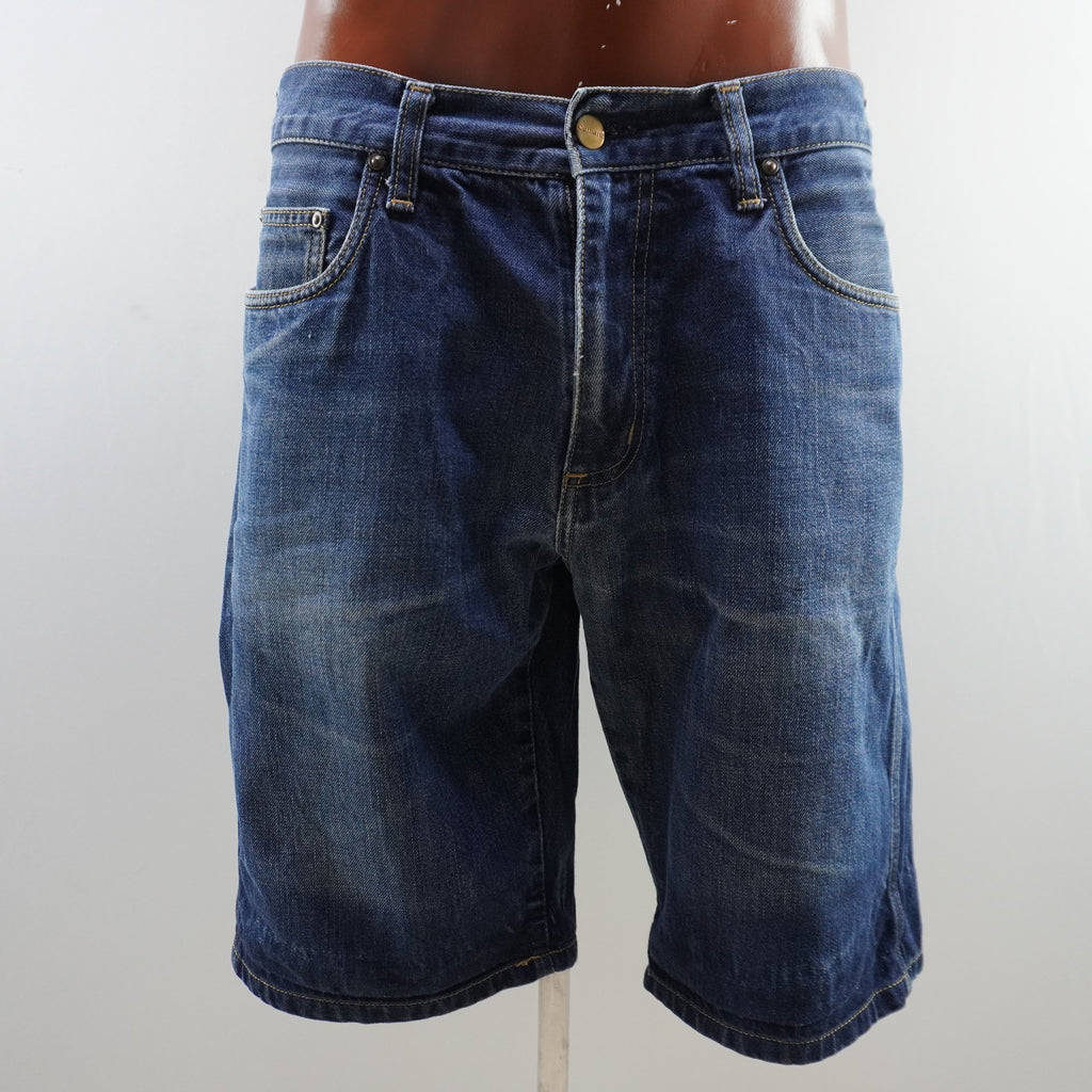 Pantalones Cortos Vaqueros Carhartt para Hombre - Azul, Grande (L)