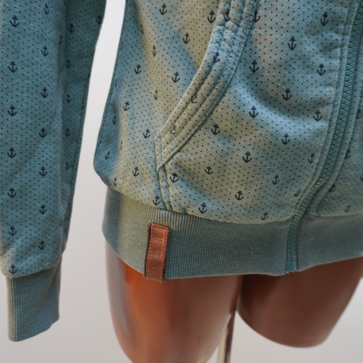 Sudadera con Capucha Naketano para Mujer Usada - Verde, M