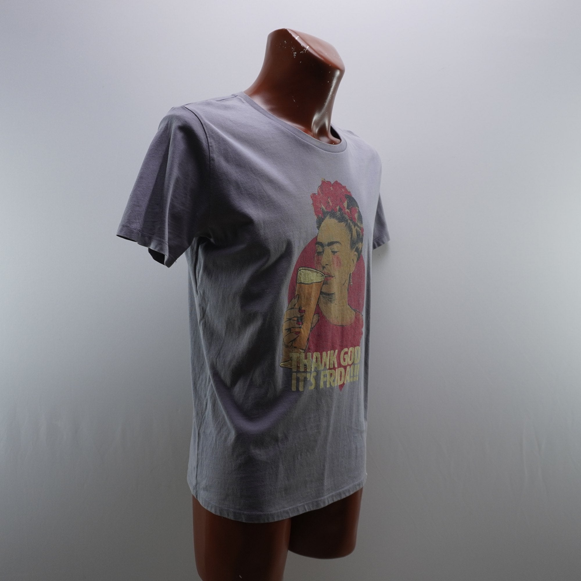 Camiseta de Manga Corta Wituka para Hombre Usada - Gris, L
