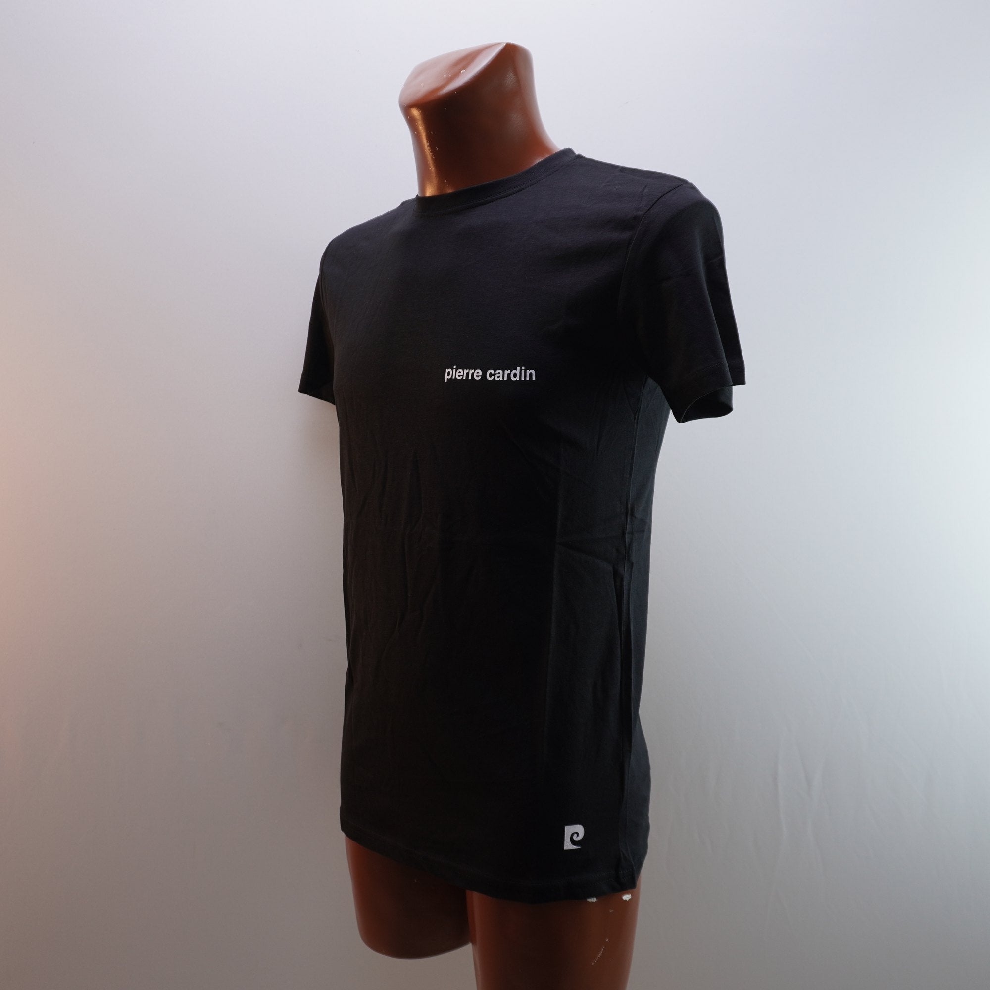 Camiseta de Manga Corta Pierre Cardin para Hombre Usada - Negra, S
