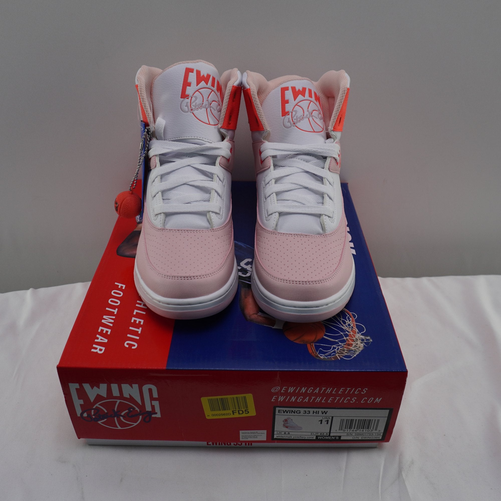 Zapatillas Patrick Ewing 33 para Hombre Usadas - Rosa, Talla 42.5