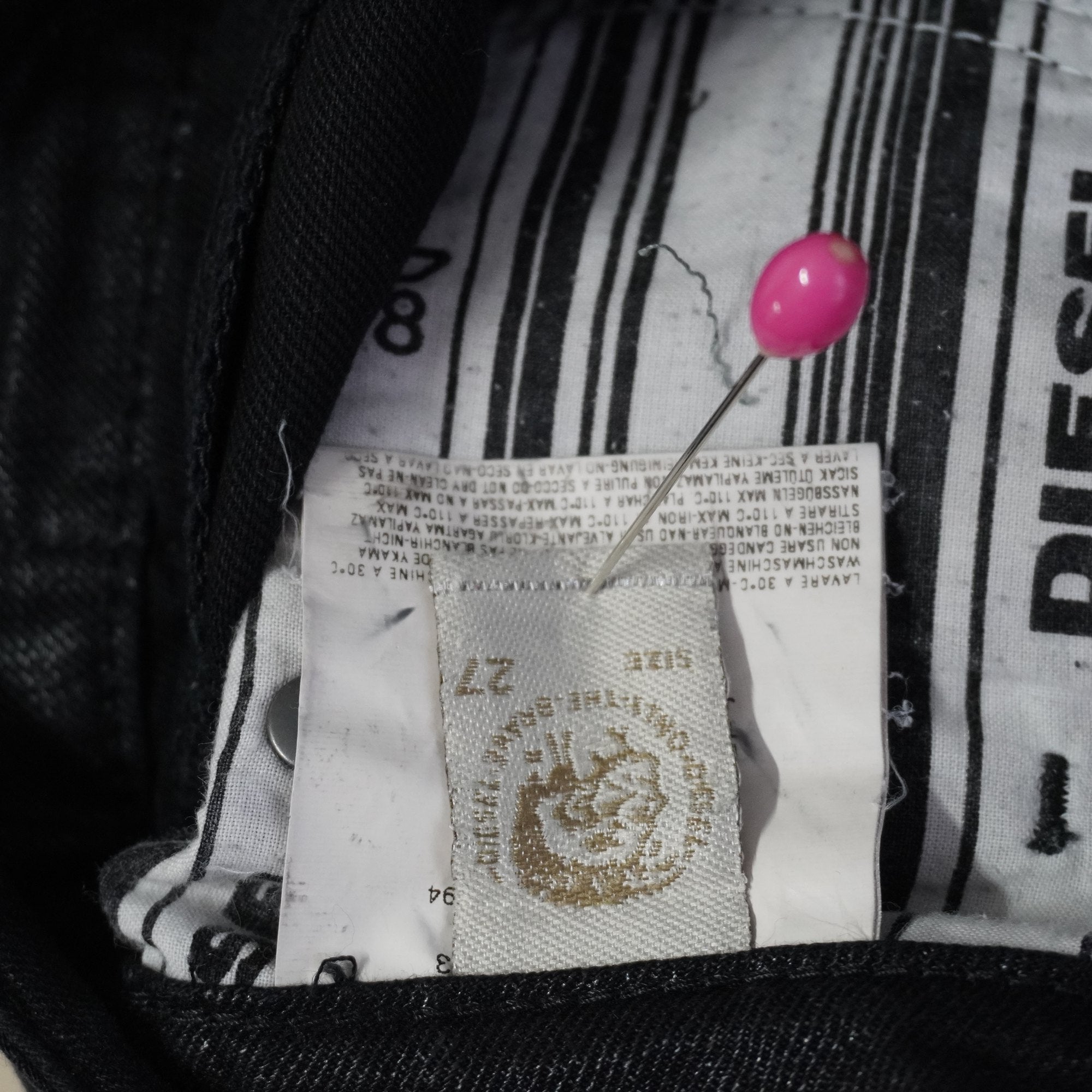 Vaqueros Diesel para Mujer Usados - Negro, S