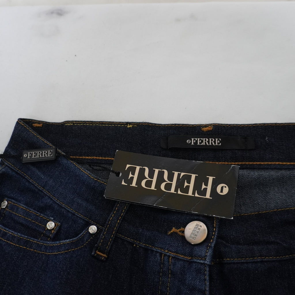 Pantalones Cortos Gianfranco Ferre para Mujer Usados - Azul Marino, S