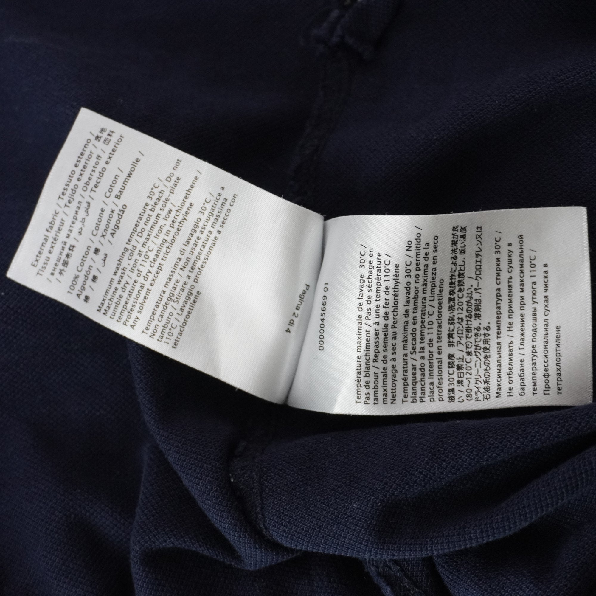 Camiseta de Manga Corta Valentino para Hombre Usada - Azul Marino, XXL