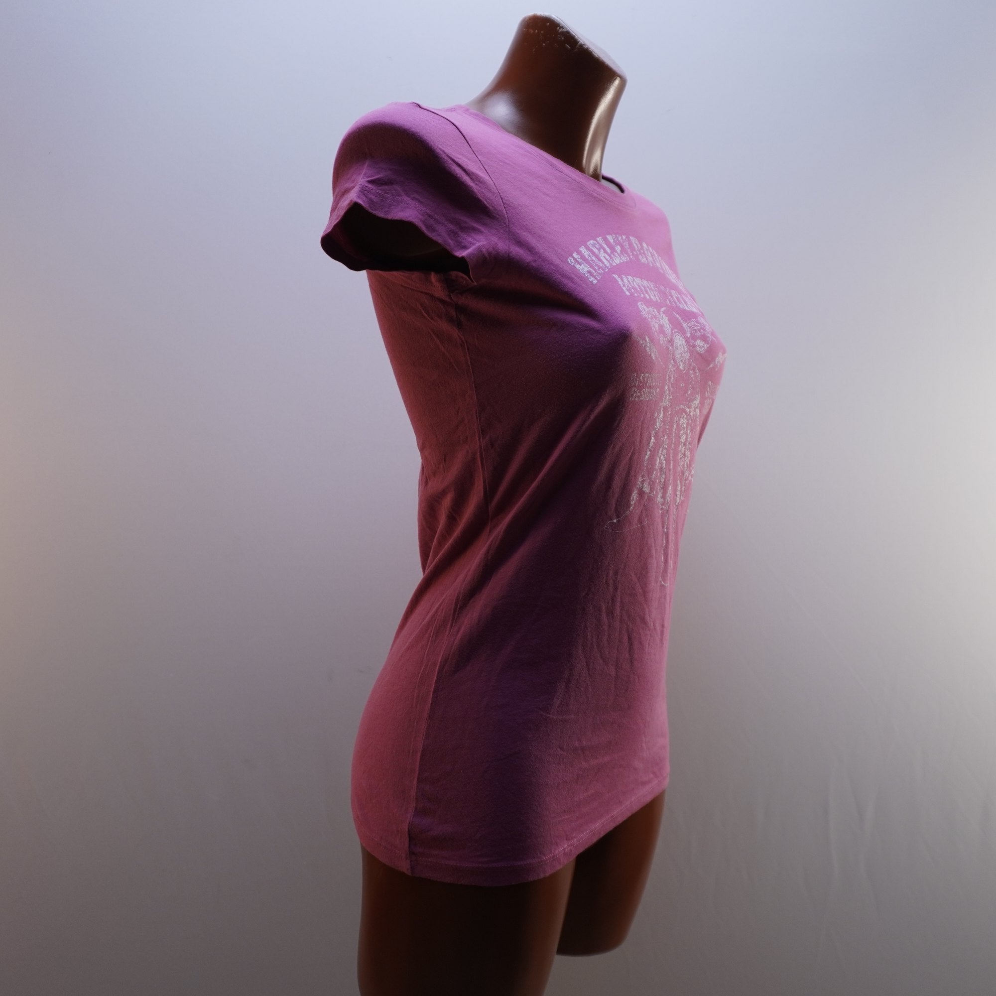 Camiseta Harley Davidson para Mujer Usada - Rosa, XS