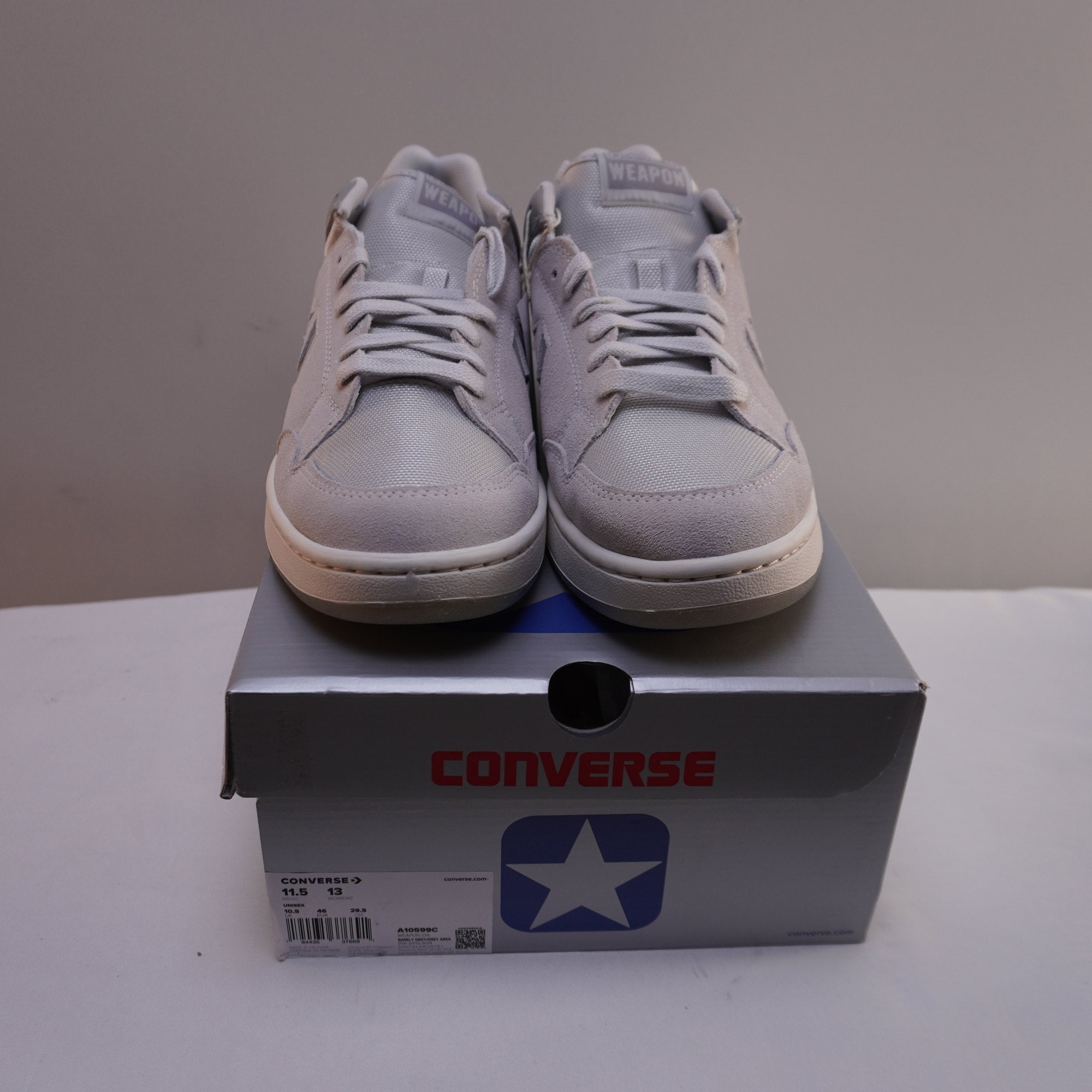 Zapatillas Converse para Hombre Usadas - Gris, Talla 46