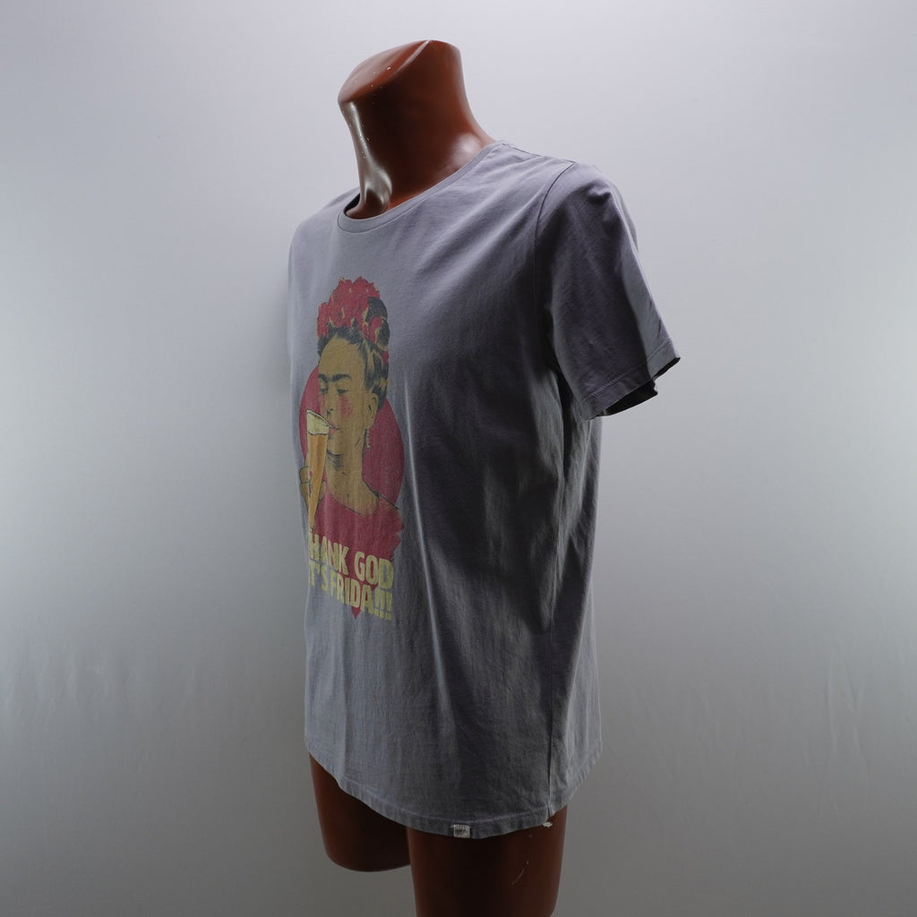 Camiseta de Manga Corta Wituka para Hombre Usada - Gris, L