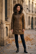 Parka Adidas para Mujer Usada - Verde, S