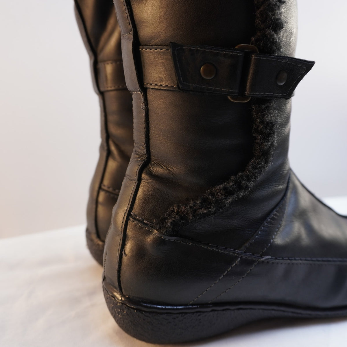 Botas Laura Azaña para Mujer Usadas - Negros, Talla 39