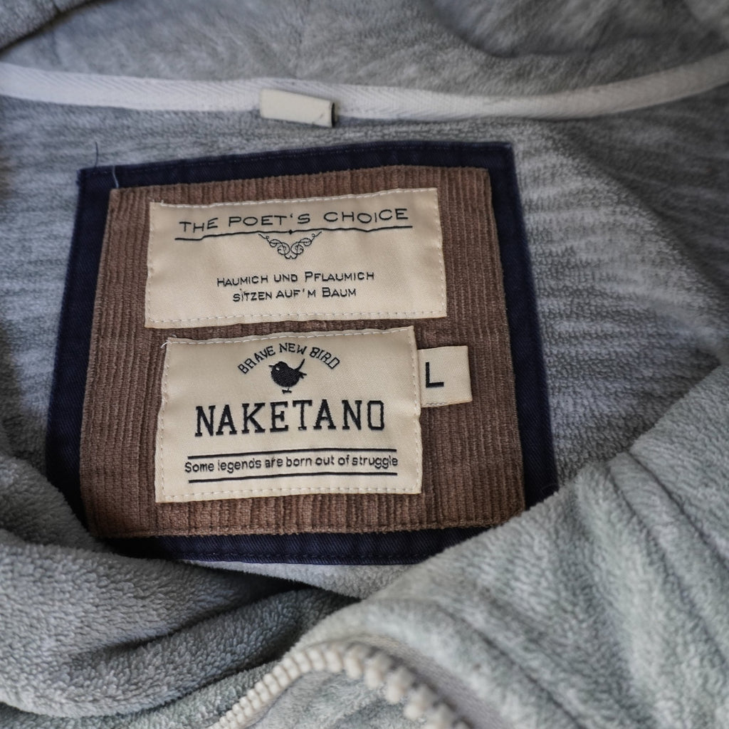 Sudadera con Capucha Naketano para Mujer Usada - Gris, L