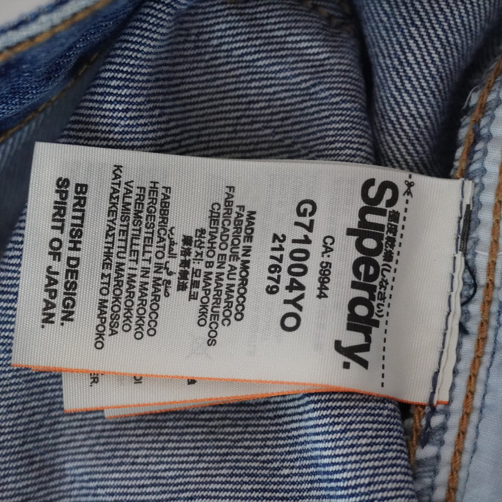 Pantalones Cortos Vaqueros Superdry para Mujer Usados - Azul, L