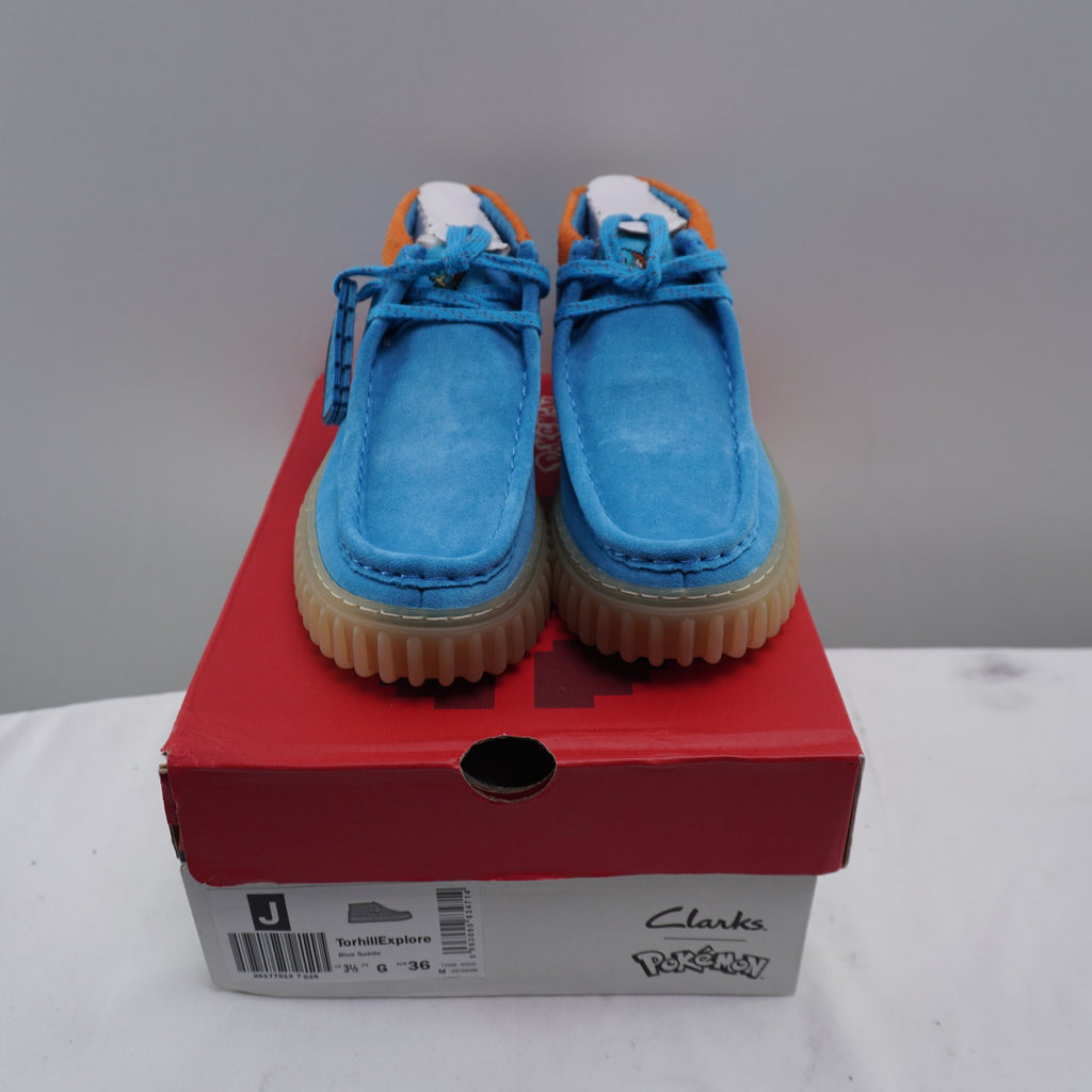 Zapatillas Clarks para Mujer Usadas - Azul, Talla 36