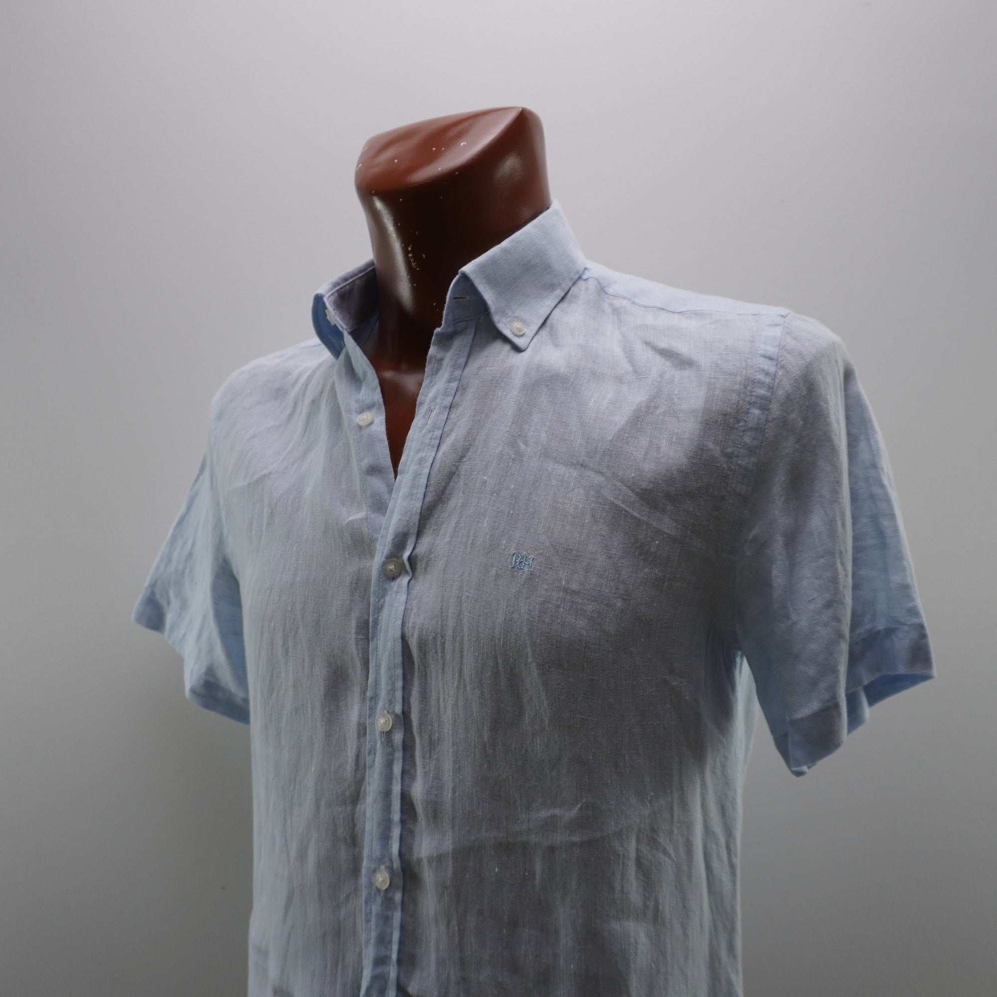Camisa de Vestir Pedro del Hierro para Hombre Usada - Azul, S