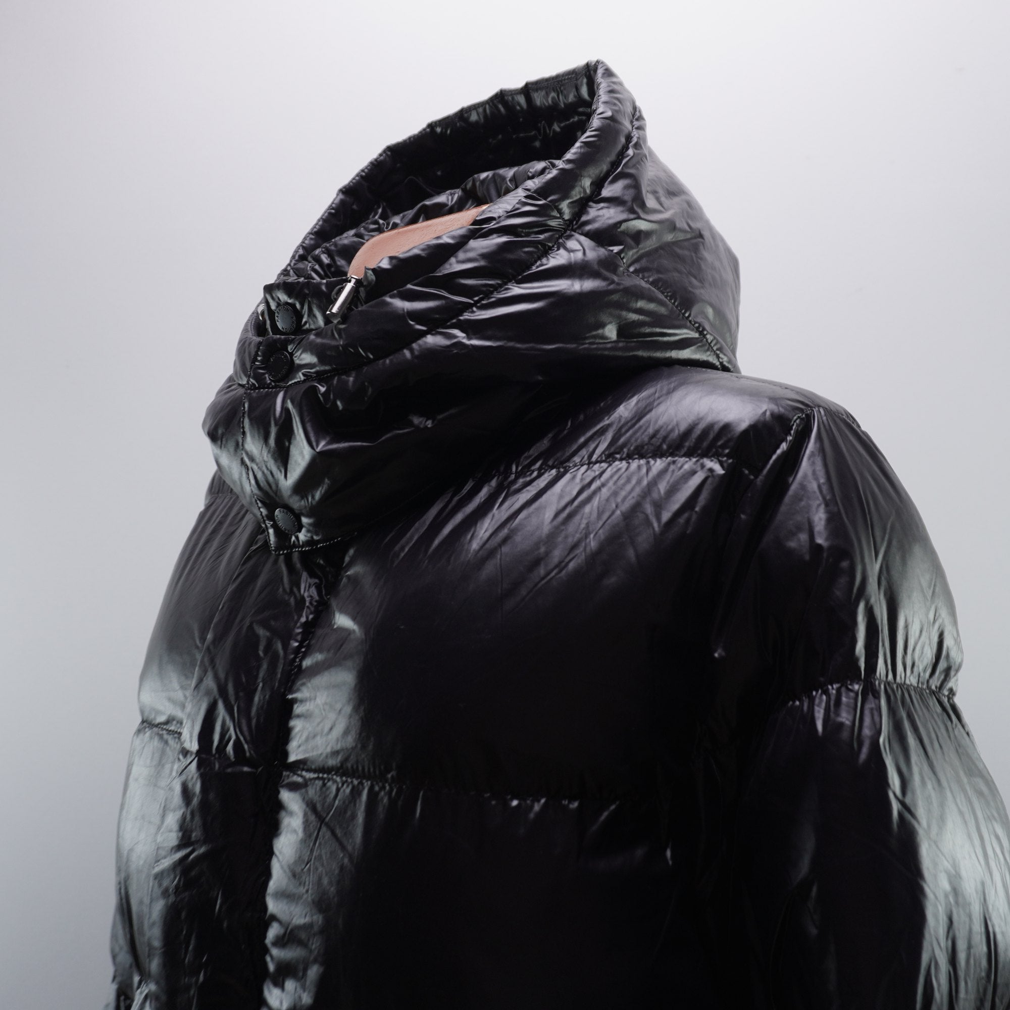 Parka Italian Style para Mujer Nueva con Etiquetas - Negra, L