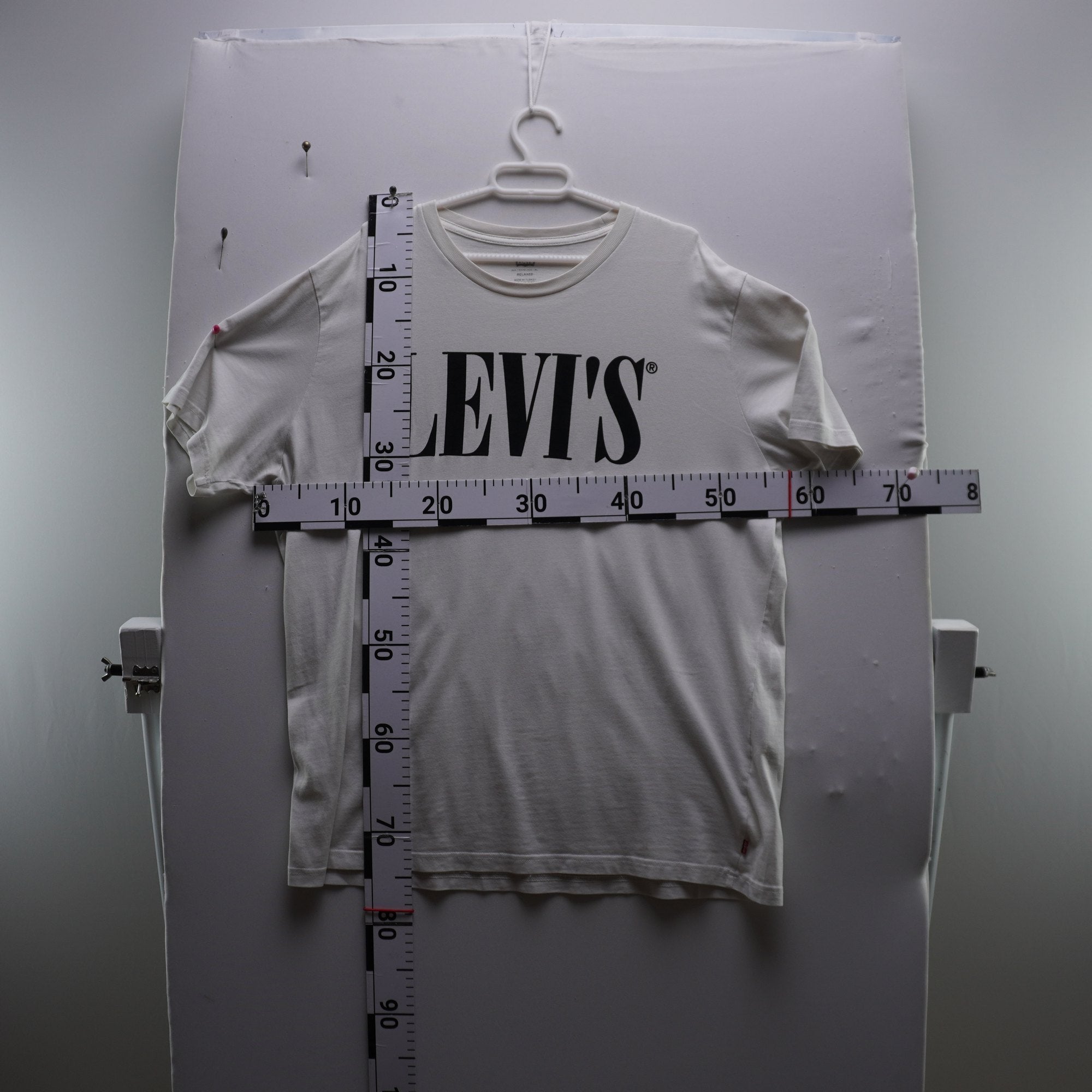 Camiseta de Manga Corta Levi's para Hombre Usada - Blanca, L