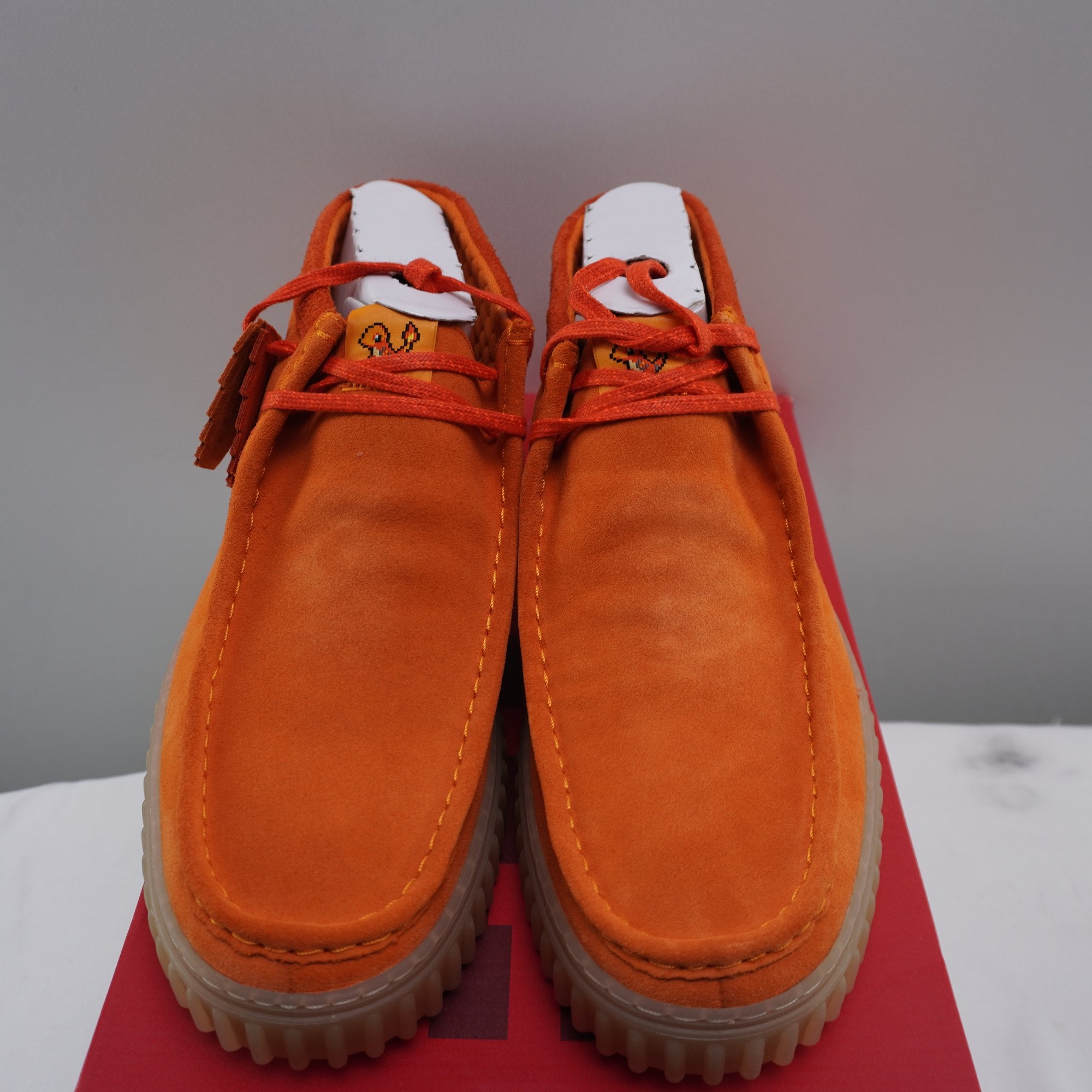 Zapatillas Clarks para Hombre Usadas - Naranjas, Talla 45