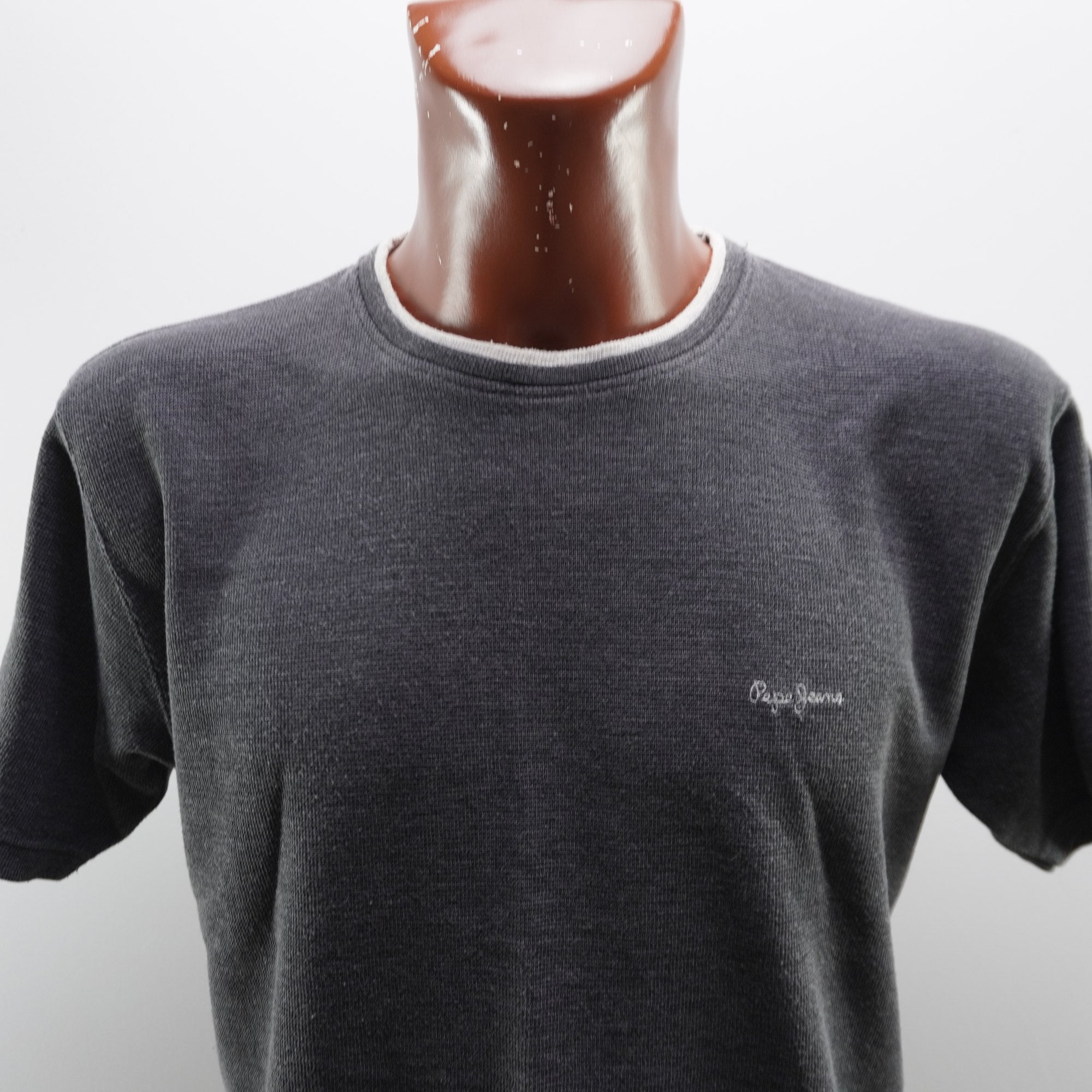 Camiseta de Manga Corta Pepe Jeans para Hombre Usada - Gris, L