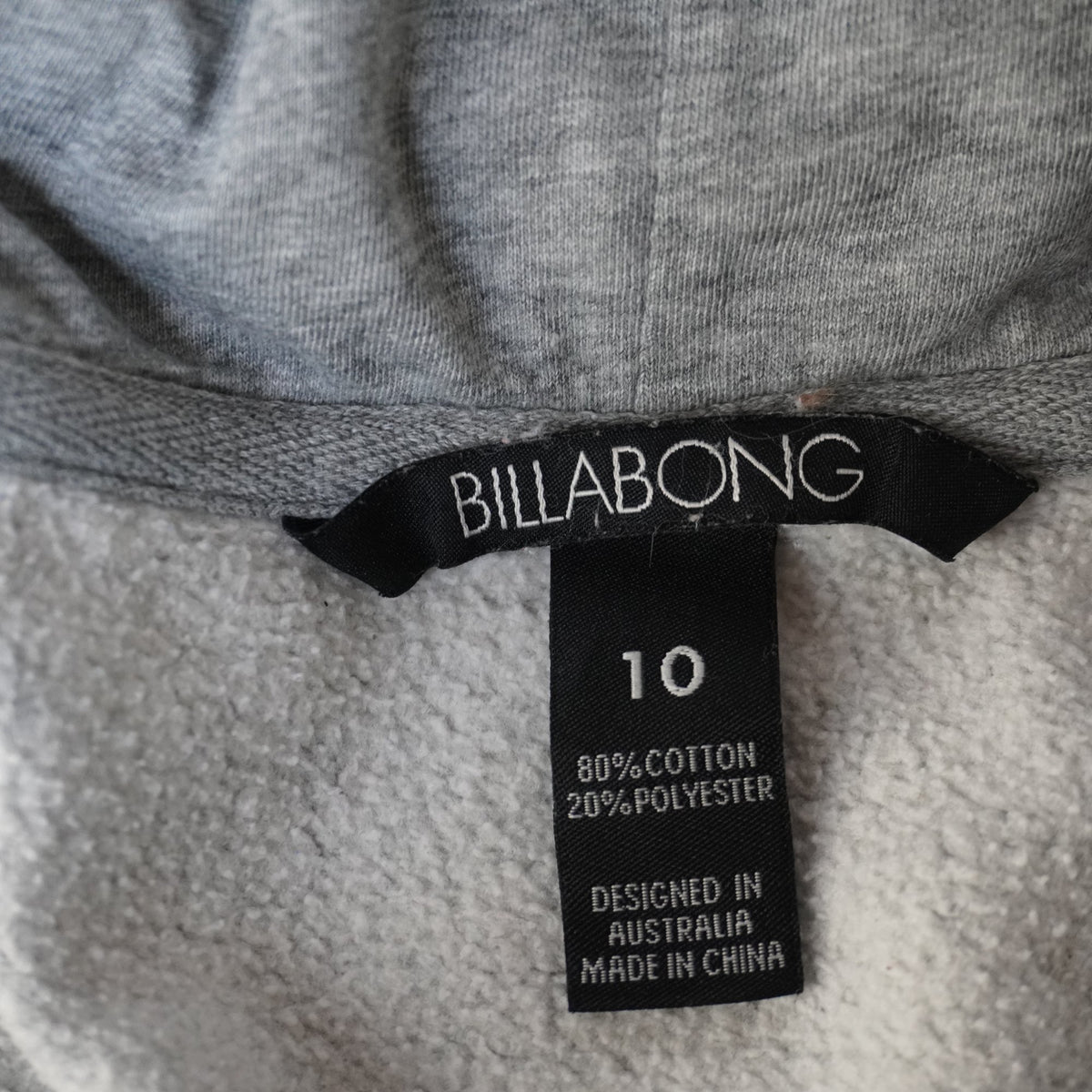 Sudadera Billabong para Mujer Usada - Gris, Mediana (M)