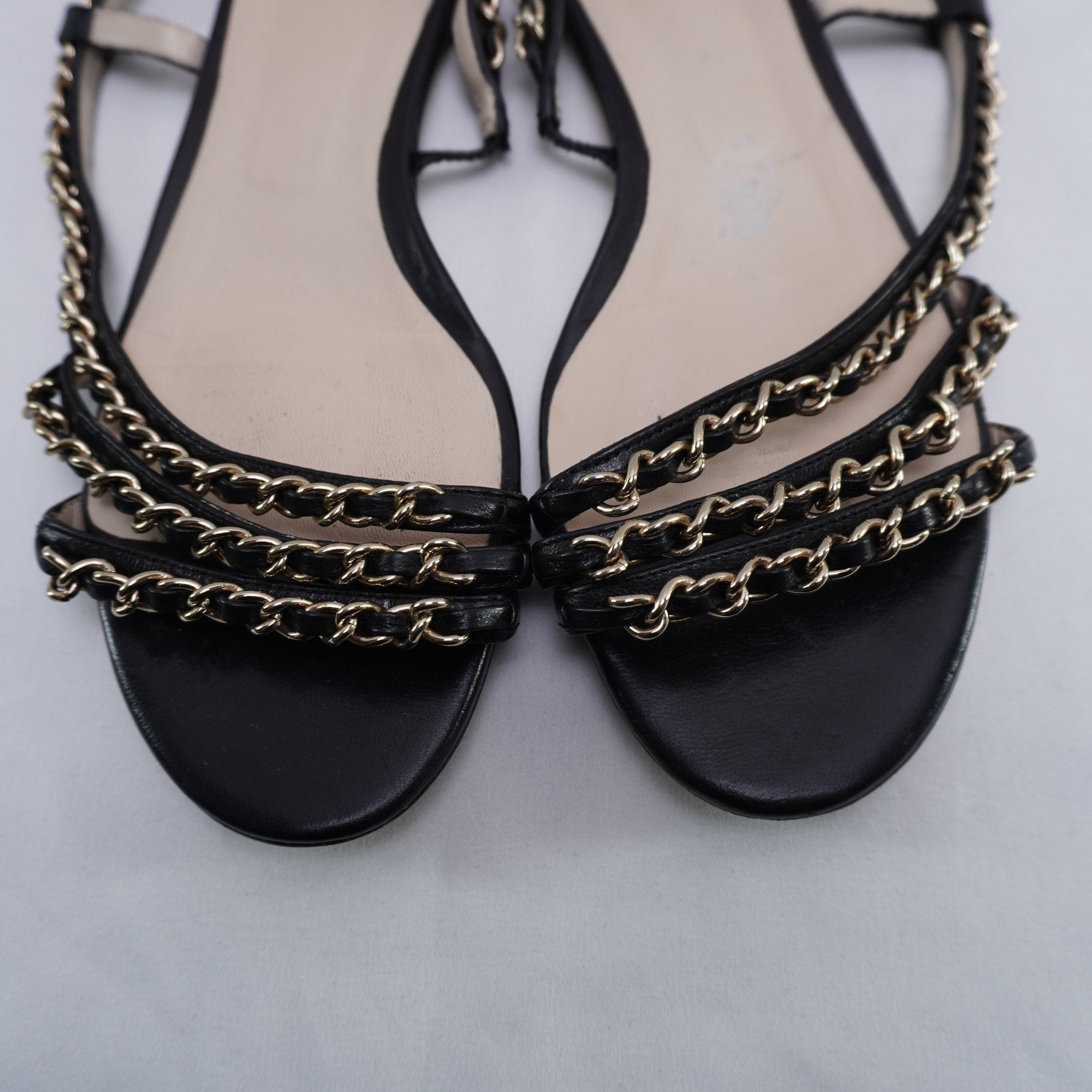 Sandalias Dolce & Gabbana para Mujer - Negro, Talla 38, Usadas en Muy Buen Estado