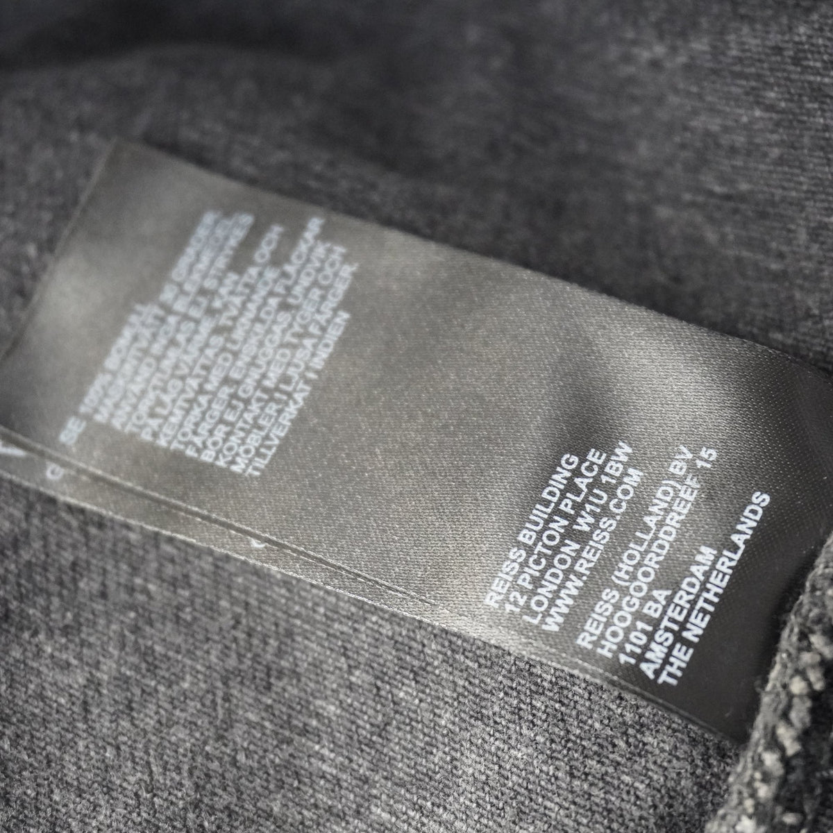 Cazadora Vaquera Reiss para Hombre Usada - Negra, XL