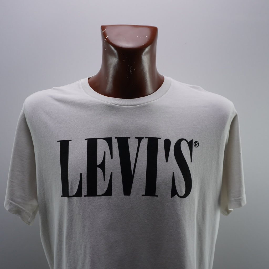 Camiseta de Manga Corta Levi's para Hombre Usada - Blanca, L