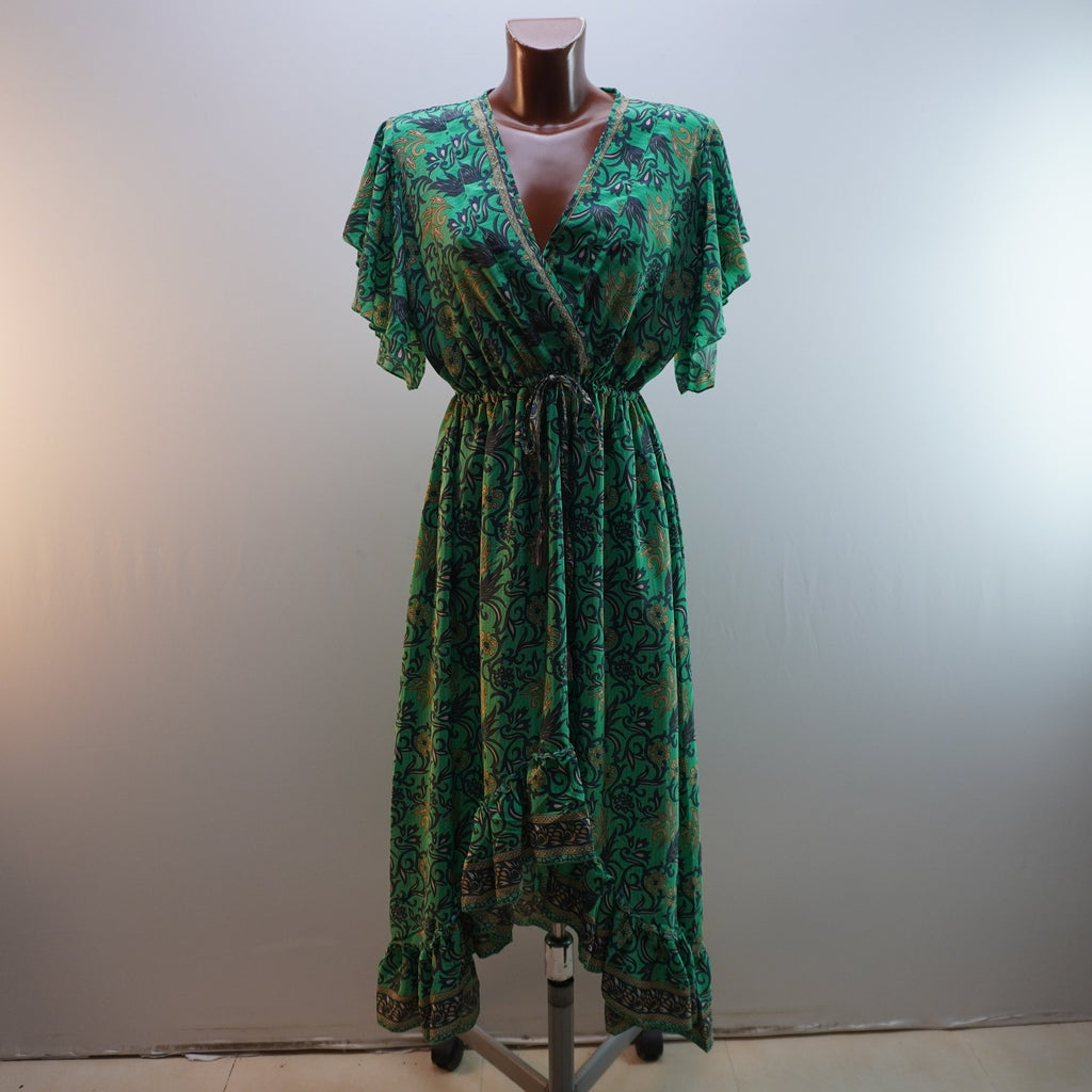 Vestido Corte Hinde para Mujer Usado - Verde, XL