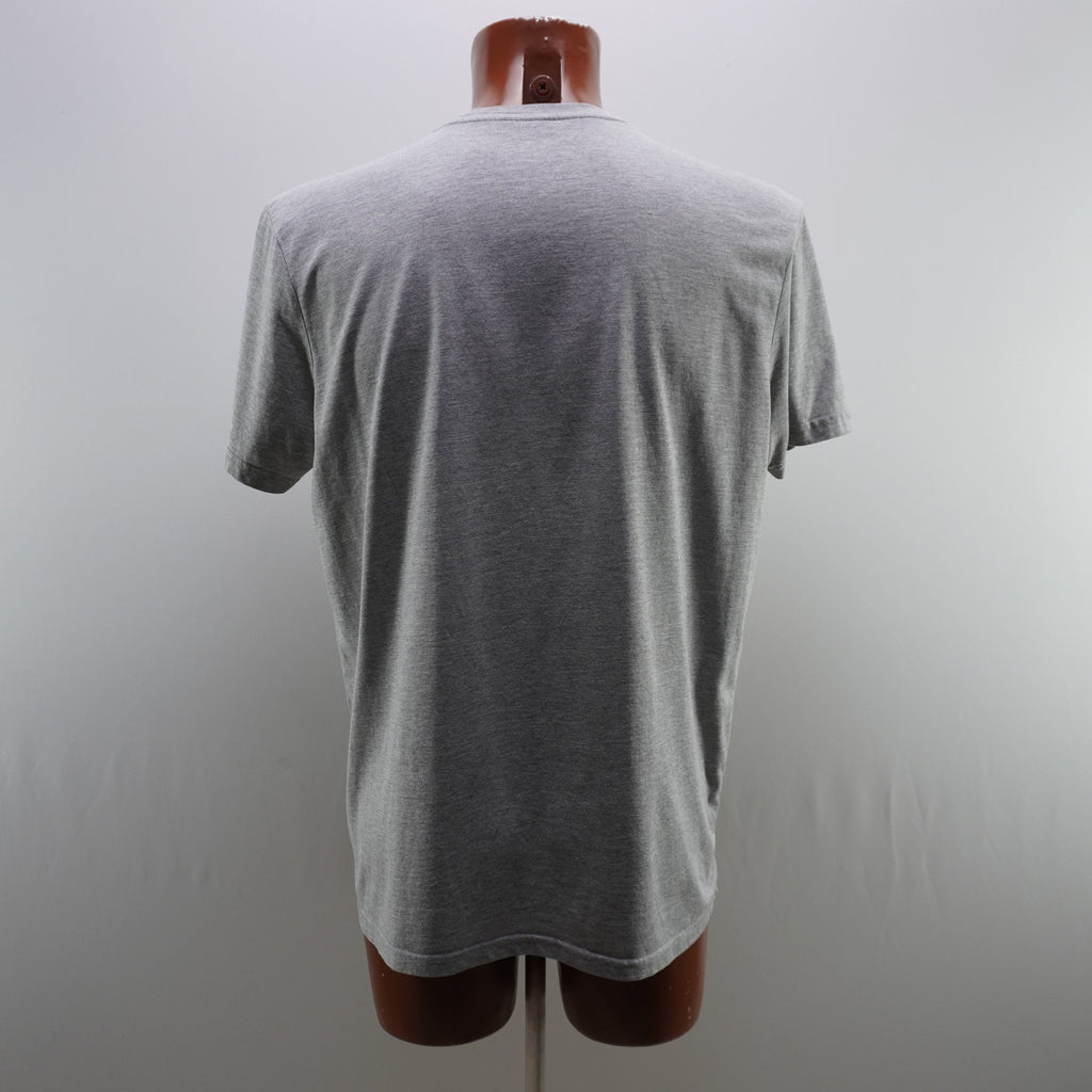 Camiseta de Manga Corta Alpha Industries para Hombre - Gris, XL, Usada en Muy Buen Estado