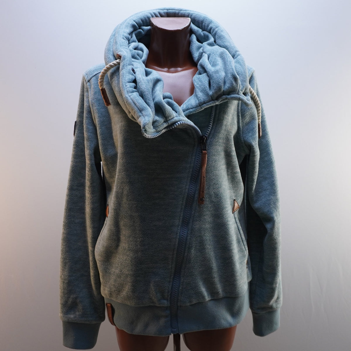 Sudadera con Capucha Naketano para Mujer Usada - Azul, XL