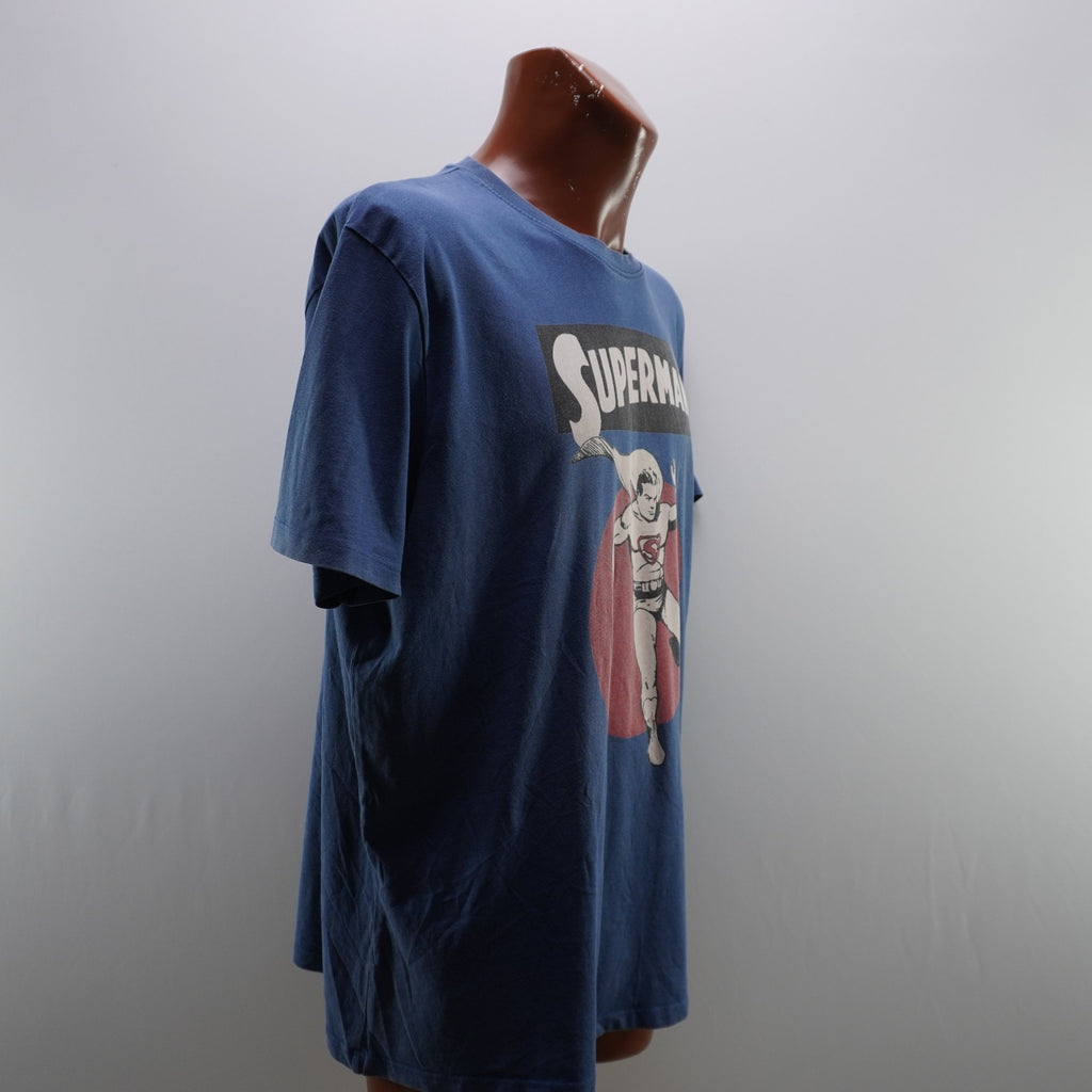 Camiseta Superman para Hombre Usada - Azul, XL