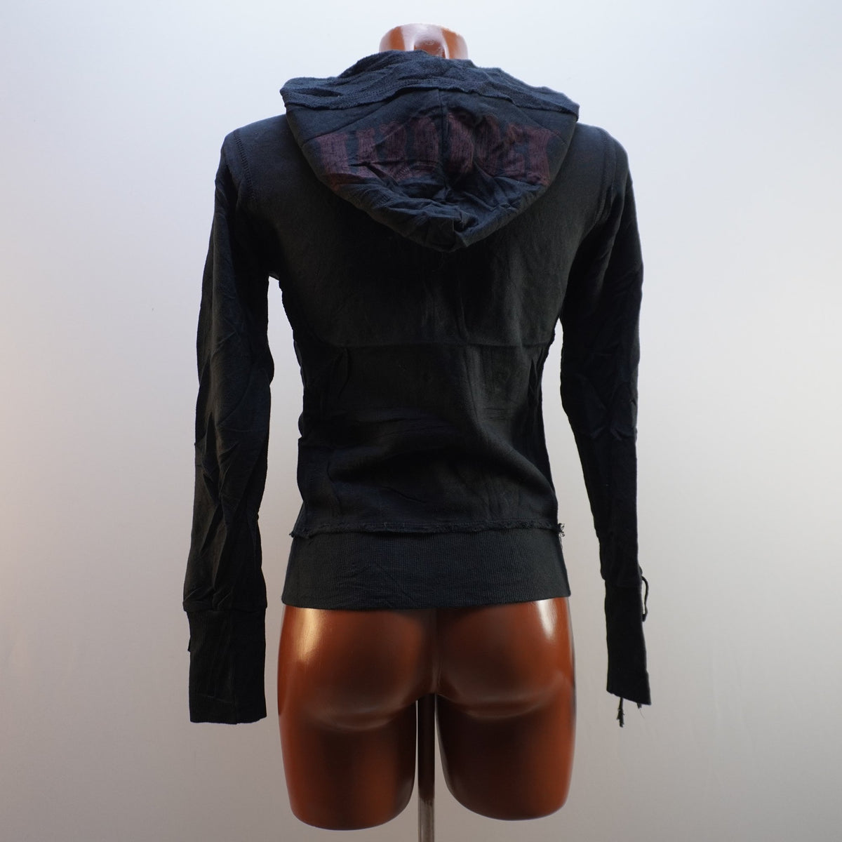 Sudadera con Capucha Hard Rock para Mujer Usada - Negra, XS