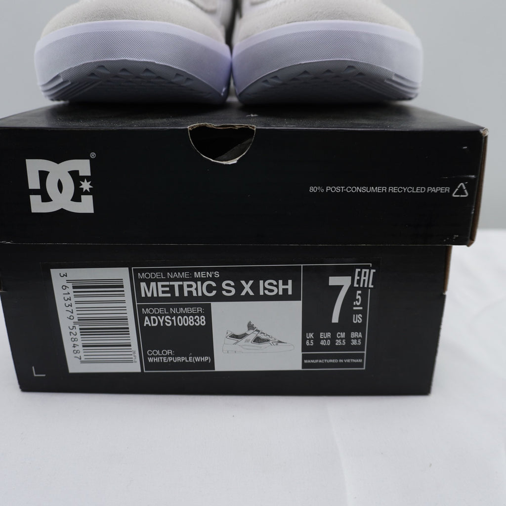 Zapatillas DC Shoes para Mujeres Usadas - Blanco, Talla 40