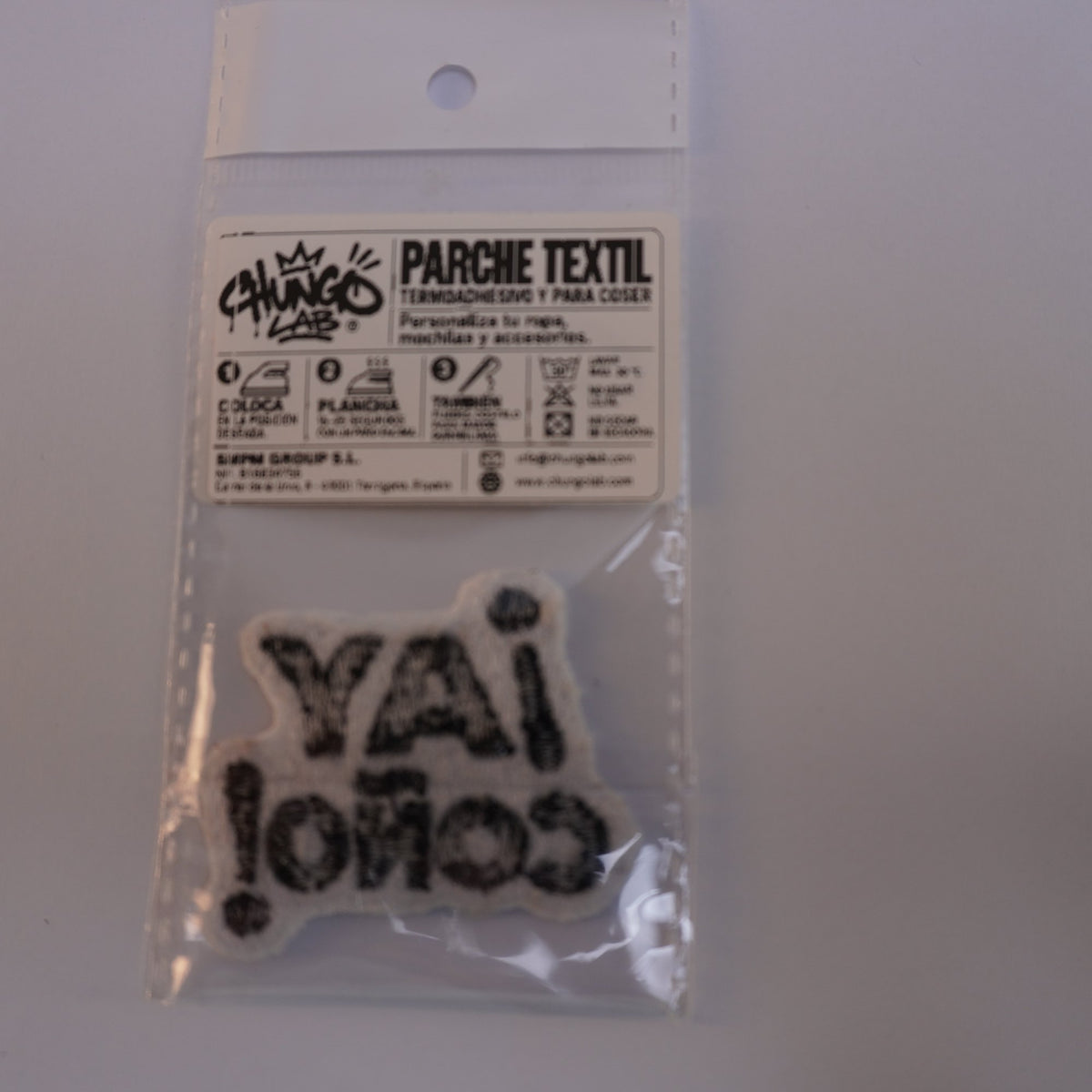Parche para Ropa Negro Usado - Unisex Adultos