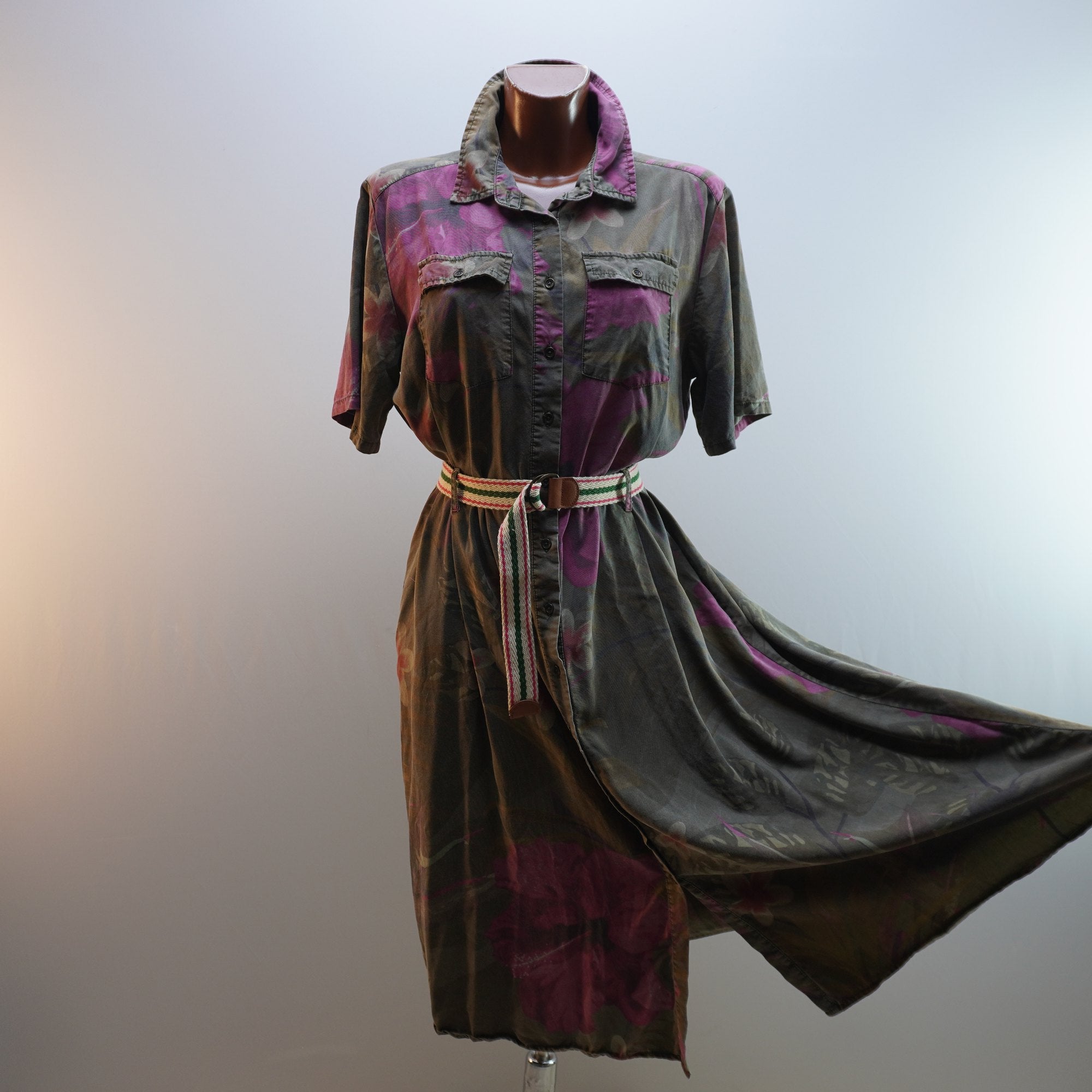 Vestido Desigual para Mujer Usado - Verde, XXXL