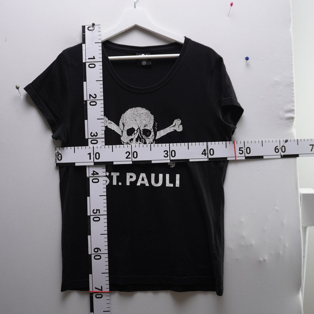 Camiseta St. Pauli para Hombre Usada - Negra, M