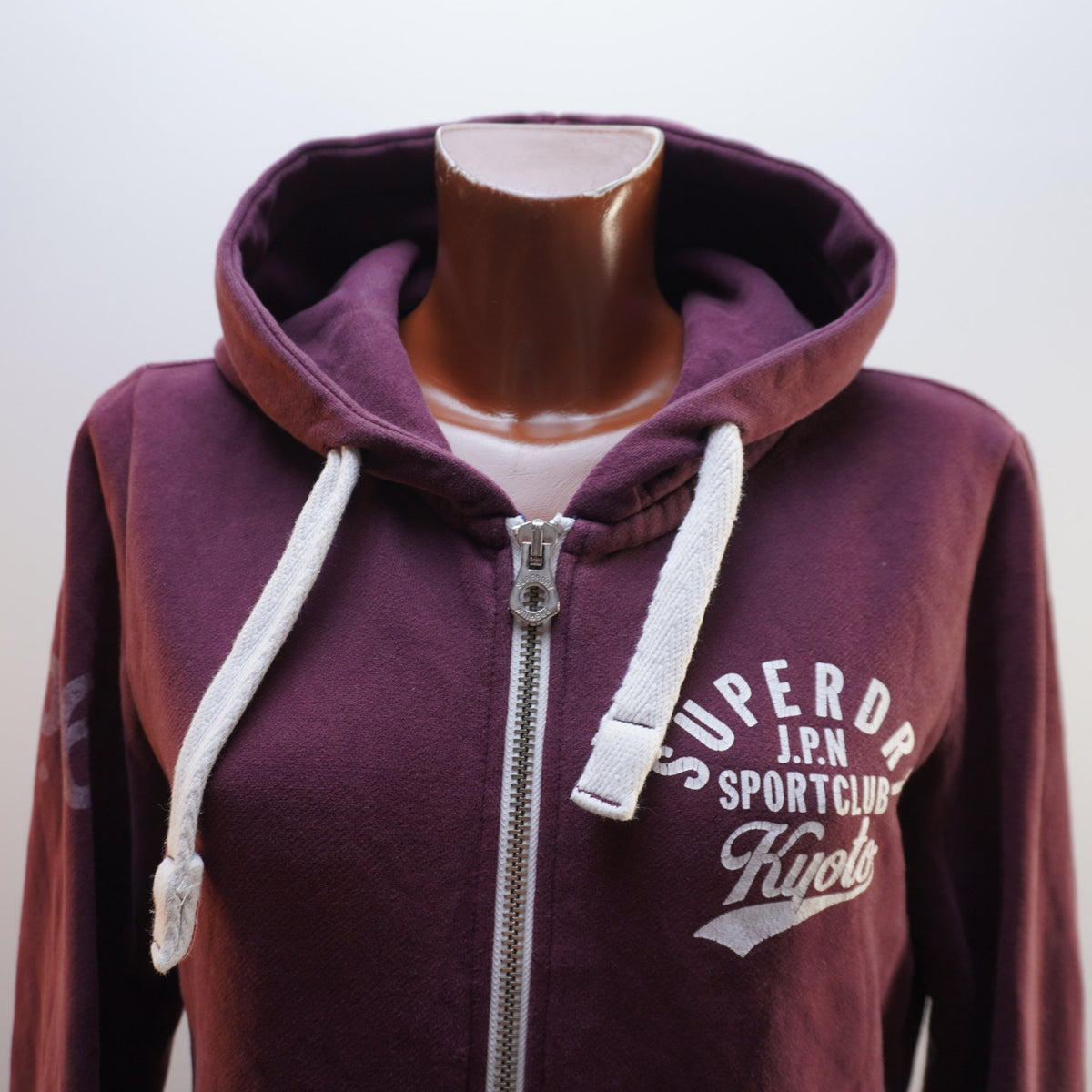 Sudadera con Capucha Superdry para Mujer Usada - Roja, L