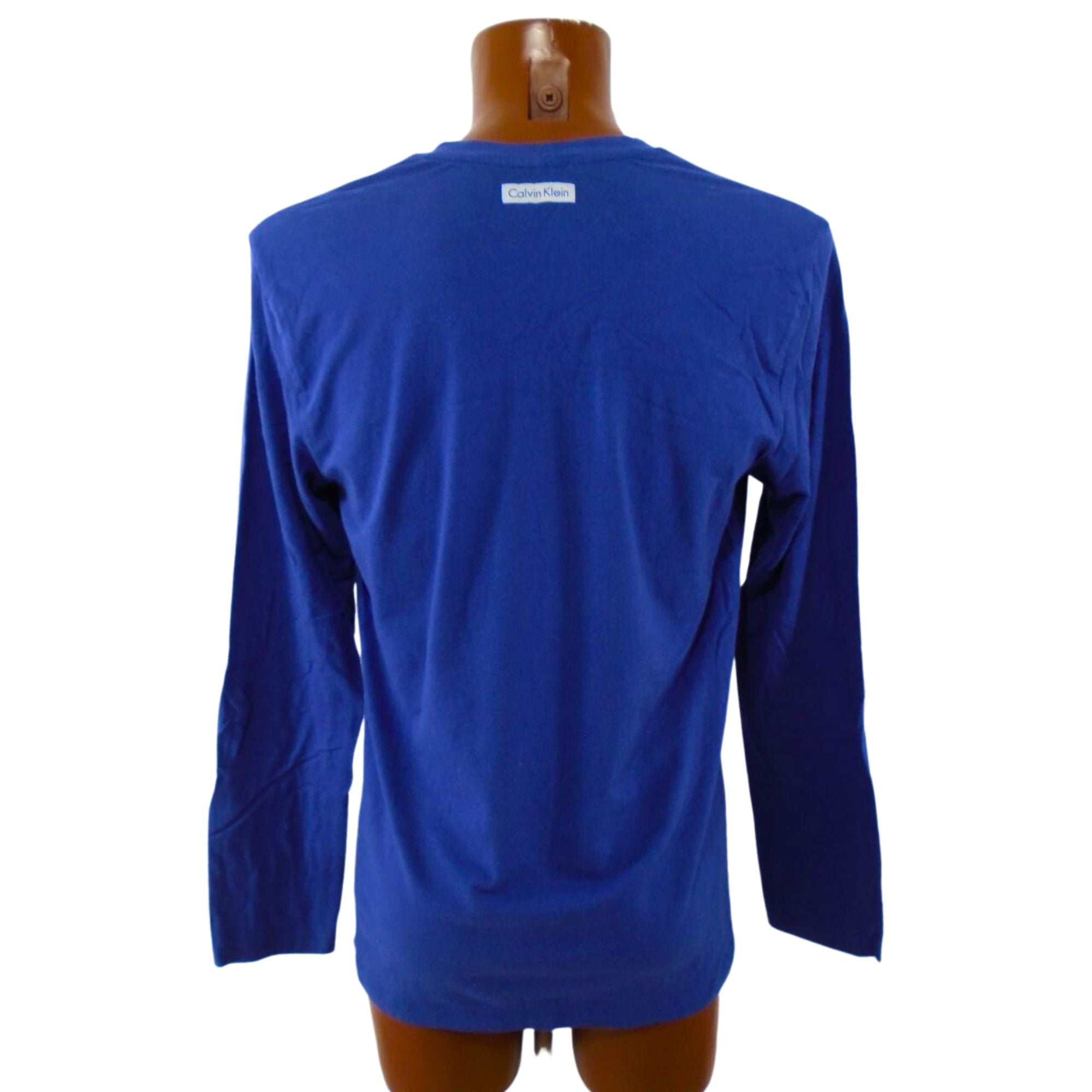 Men's Sweatshirt Calvin Klein. Dark blue. L. Used. Good