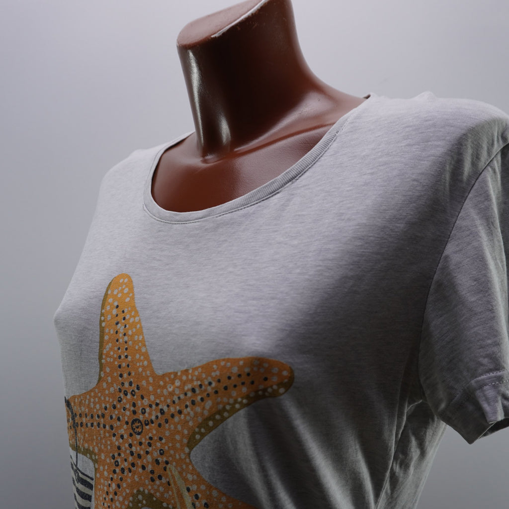 Camiseta Barbour para Mujer Usada - Gris, M