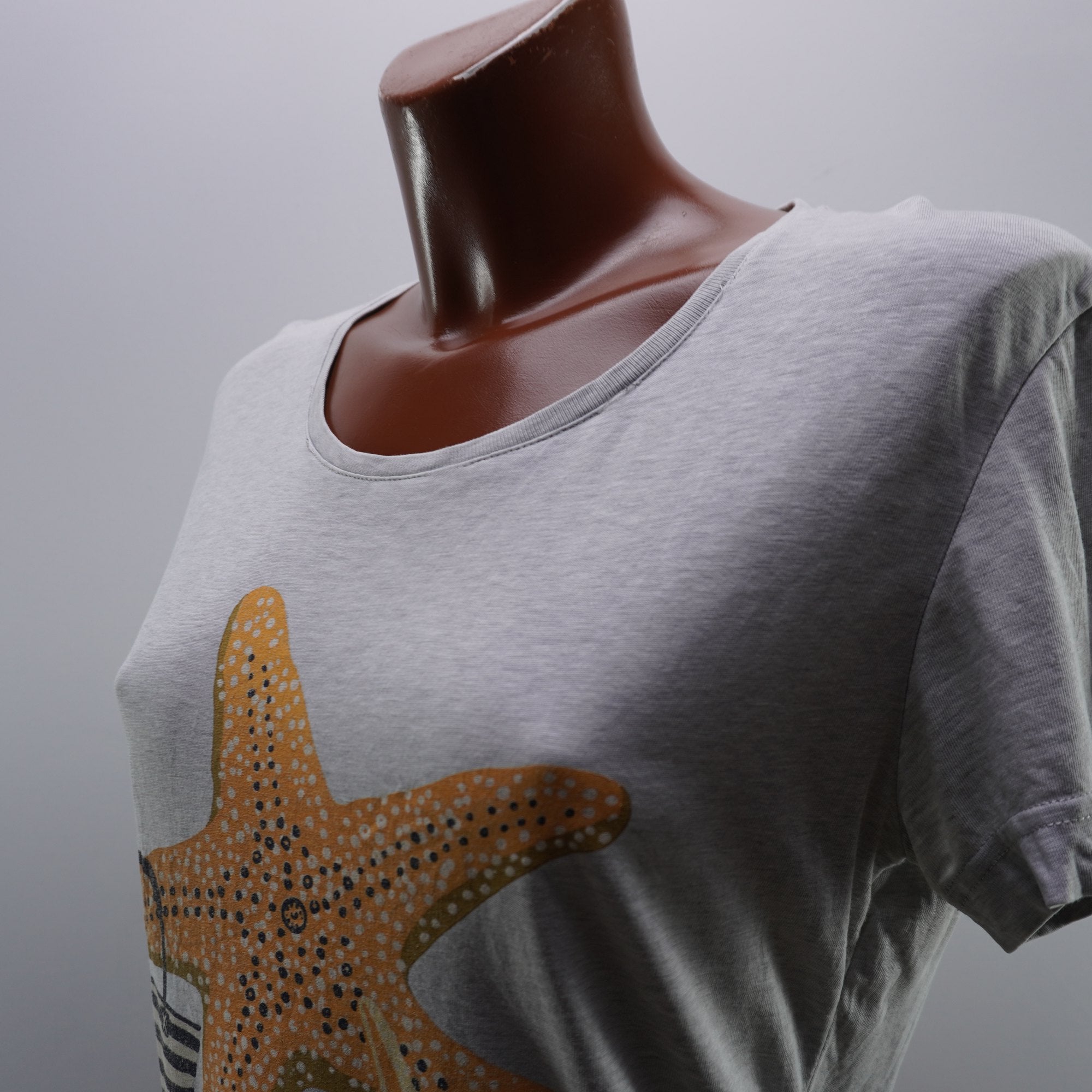 Camiseta Barbour para Mujer Usada - Gris, M